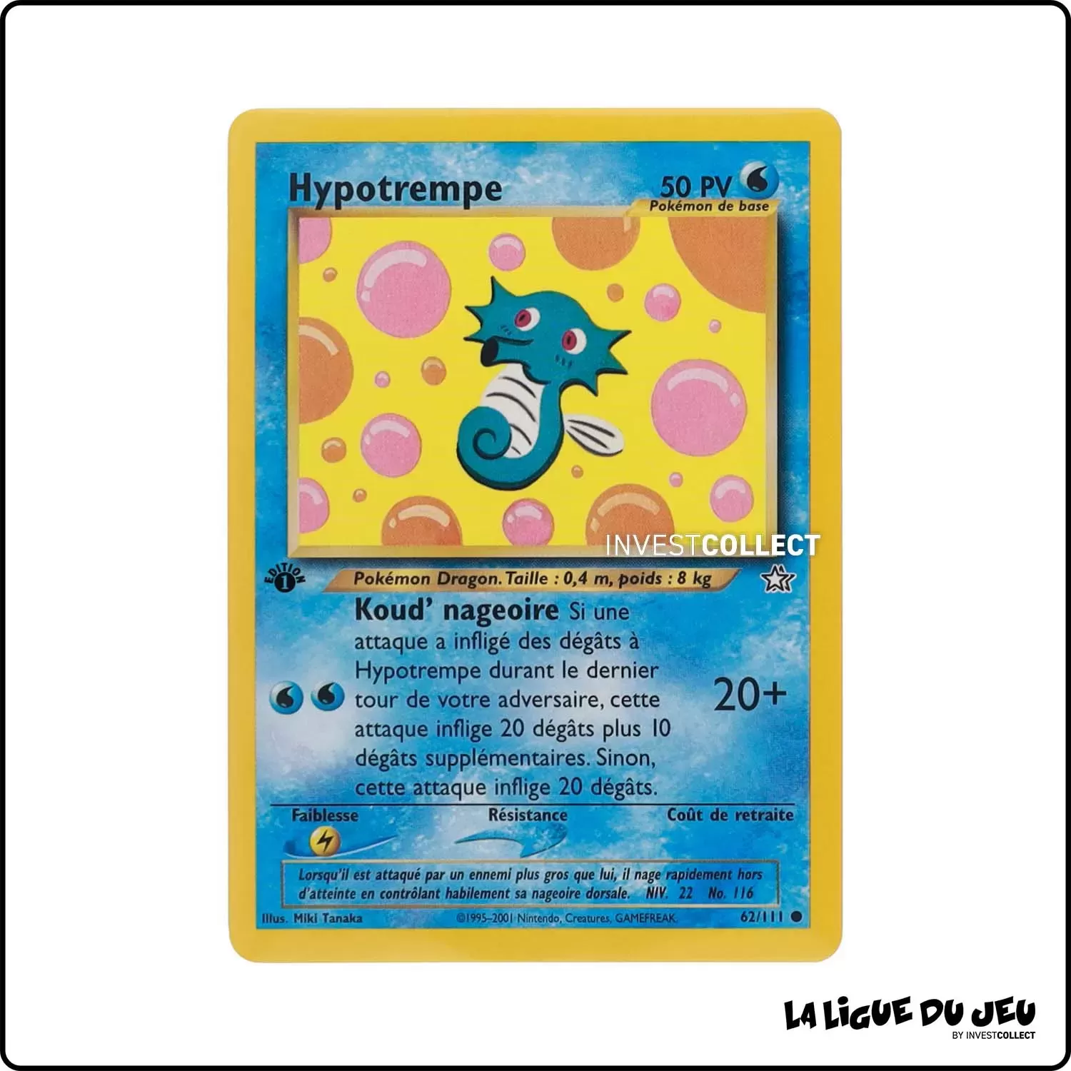 Commune - Pokemon - Neo Genesis - Hypotrempe 62/111 Wizards - 1