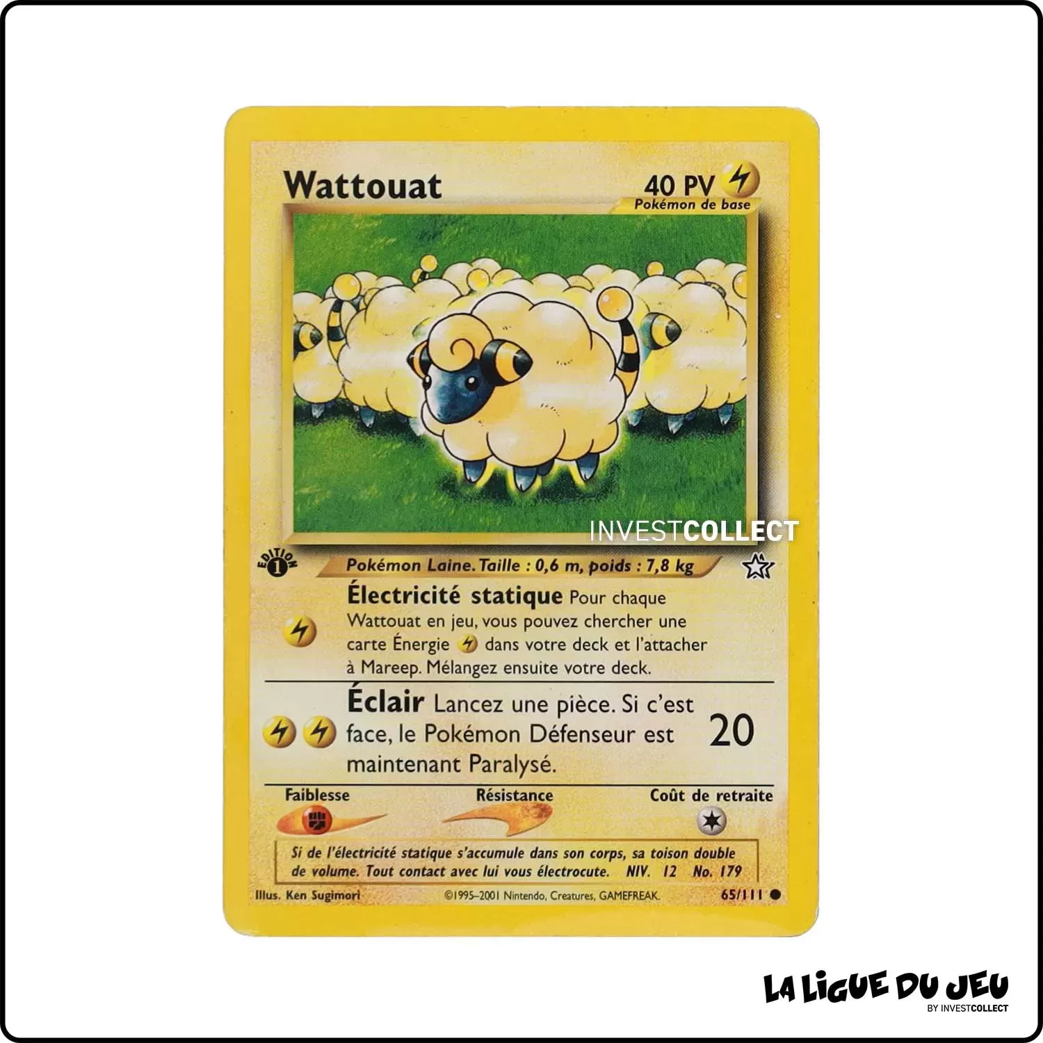 Commune - Pokemon - Neo Genesis - Wattouat 65/111 Wizards - 1