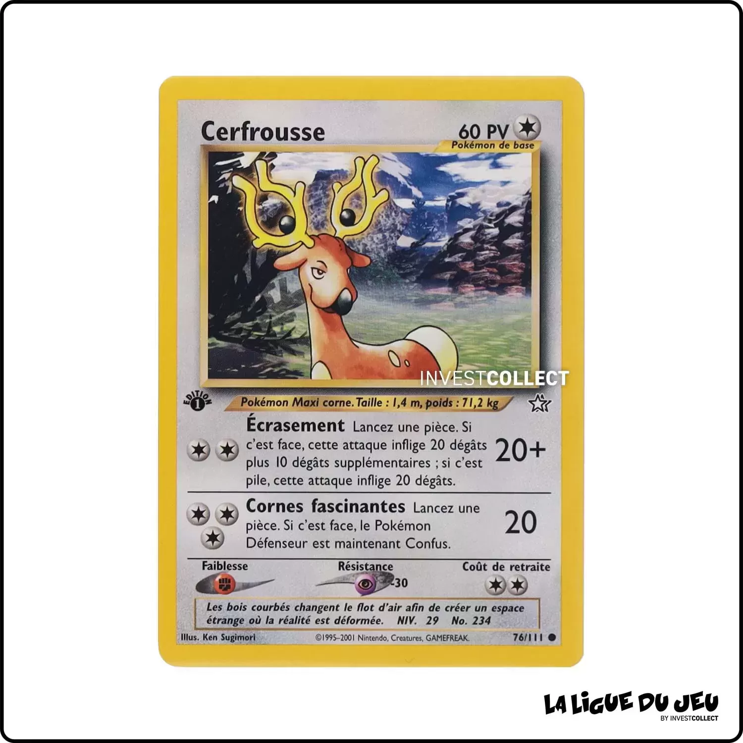 Commune - Pokemon - Neo Genesis - Cerfrousse 76/111 Wizards - 1