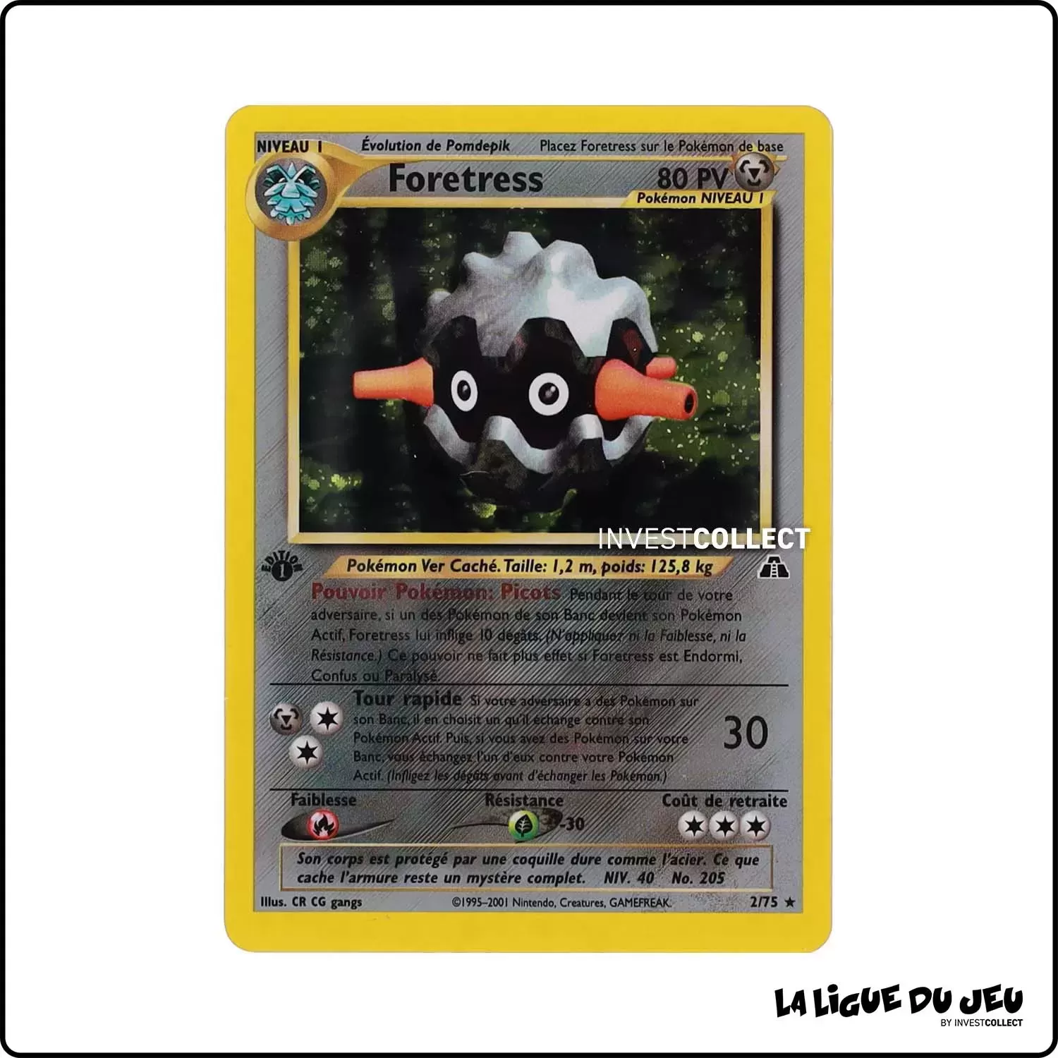 Holo - Pokemon - Neo Discovery - Foretress 2/75