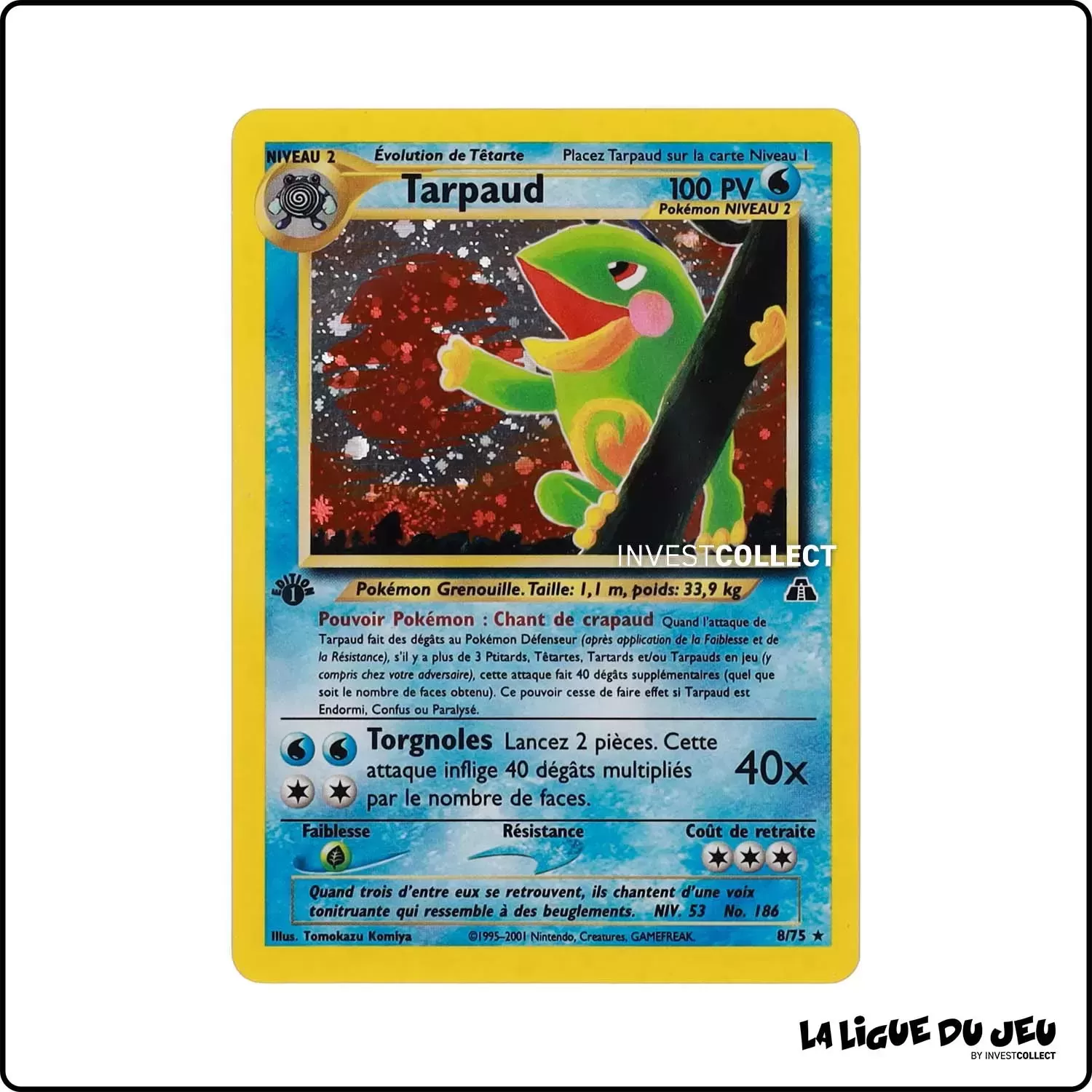 Holo - Pokemon - Neo Discovery - Tarpaud 8/75