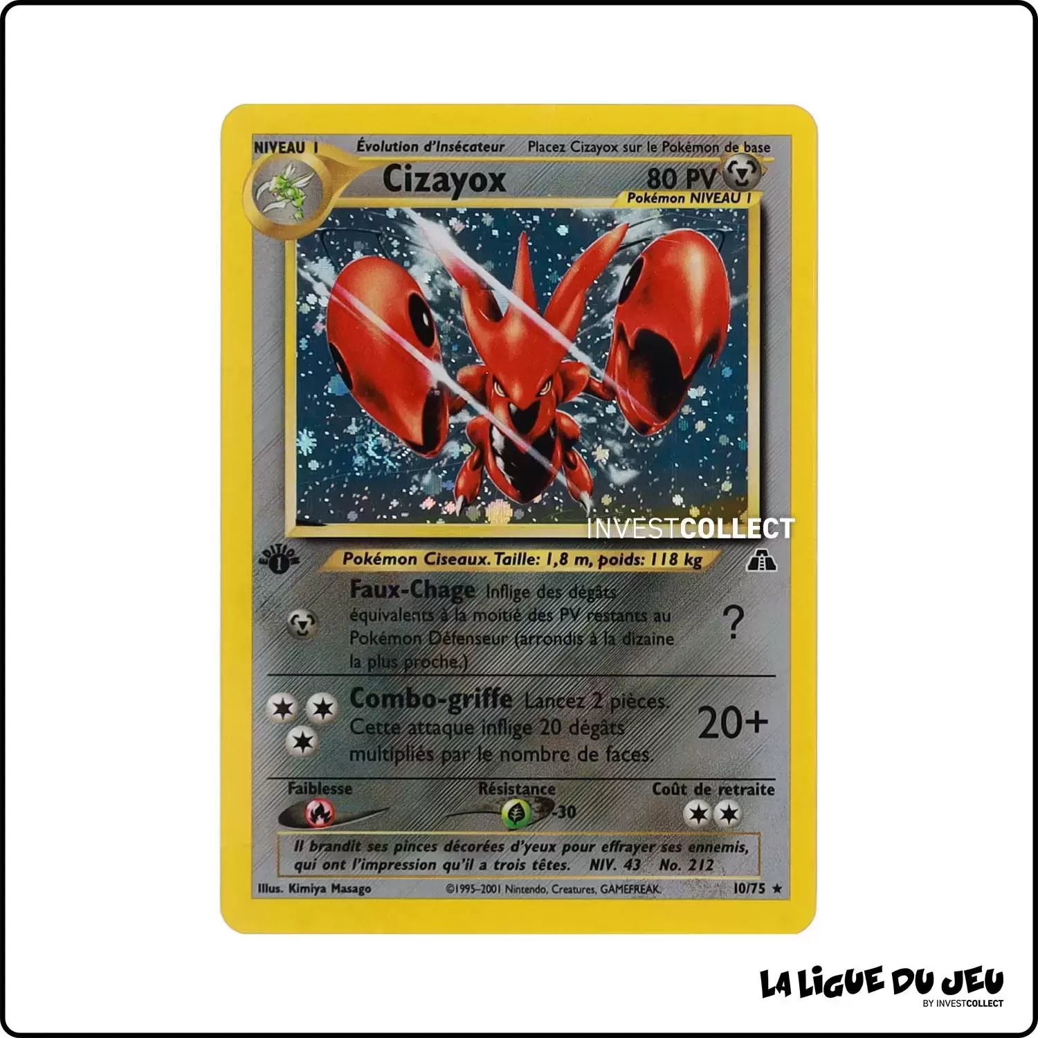 Holo - Pokemon - Neo Discovery - Cizayox 10/75