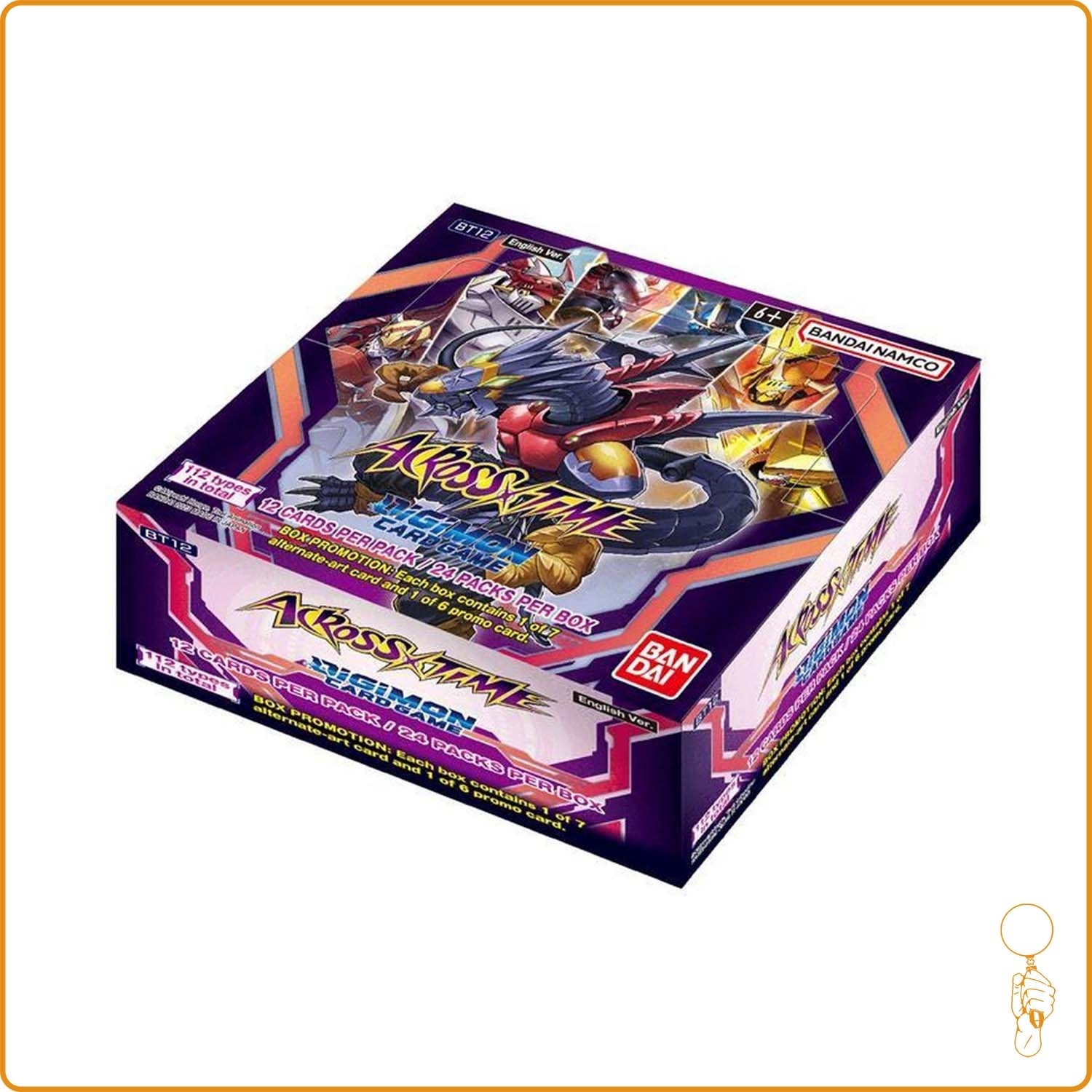 Display - Digimon Card Game - Across Time - BT12 - 24 Boosters - Scellé - Anglais Bandai - 1