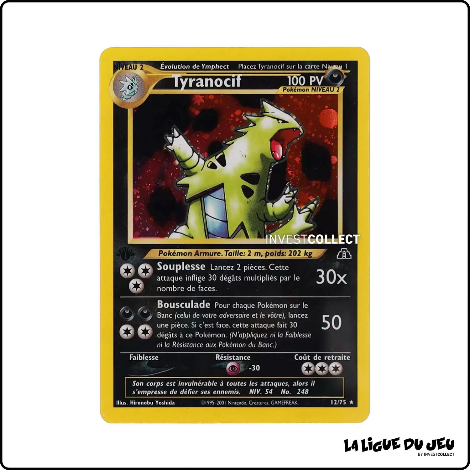 Holo - Pokemon - Neo Discovery - Tyranocif 12/75