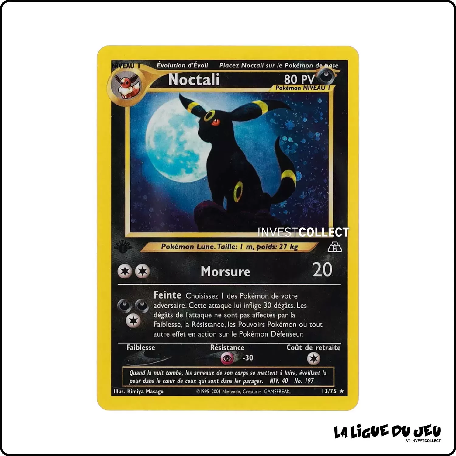 Holo - Pokemon - Neo Discovery - Noctali 13/75