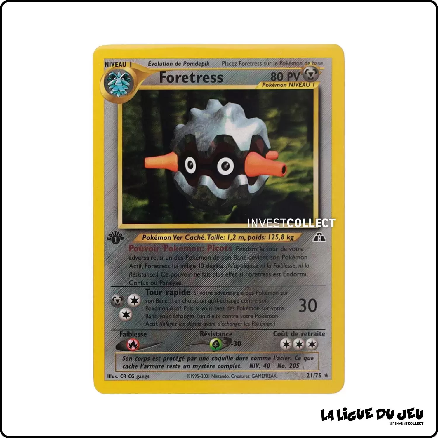 Rare - Pokemon - Neo Discovery - Foretress 21/75