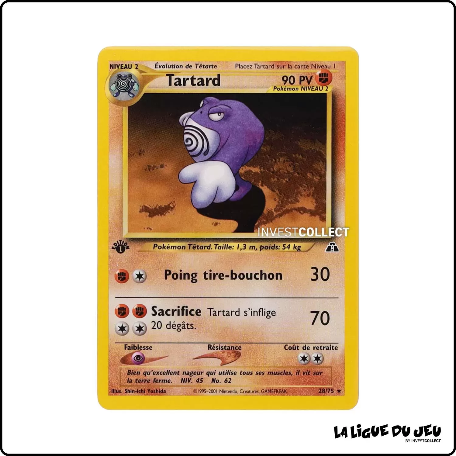 Rare - Pokemon - Neo Discovery - Tartard 28/75