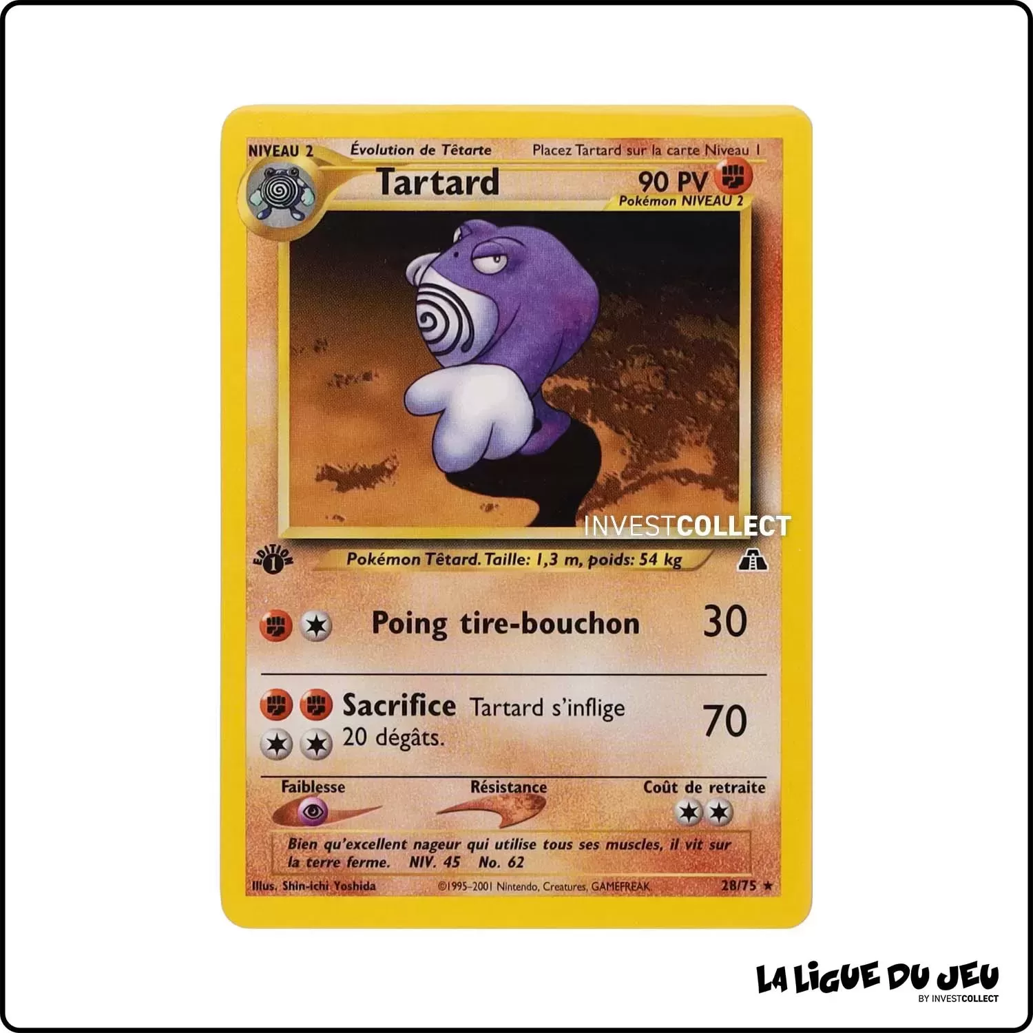 Rare - Pokemon - Neo Discovery - Tartard 28/75