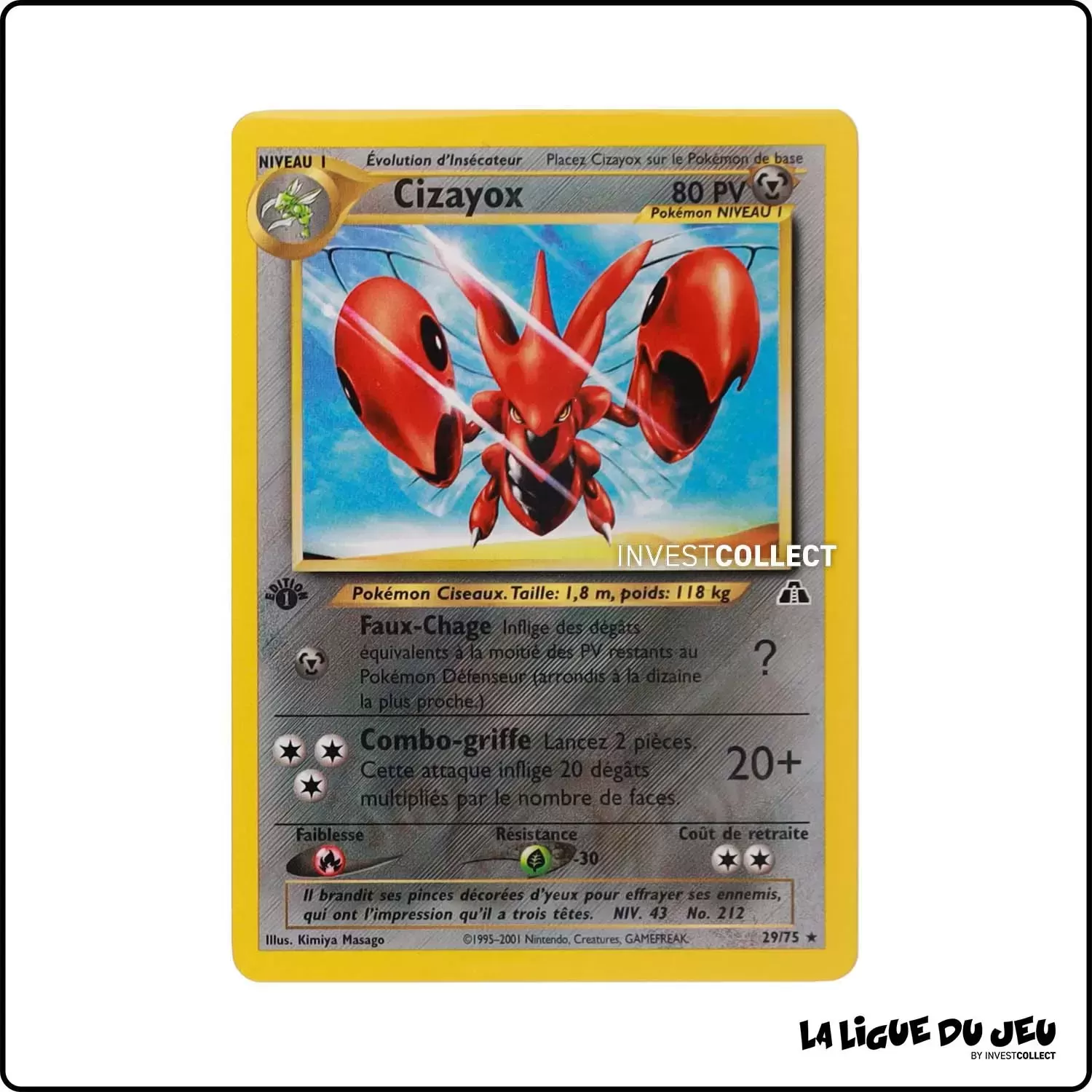 Rare - Pokemon - Neo Discovery - Cizayox 29/75