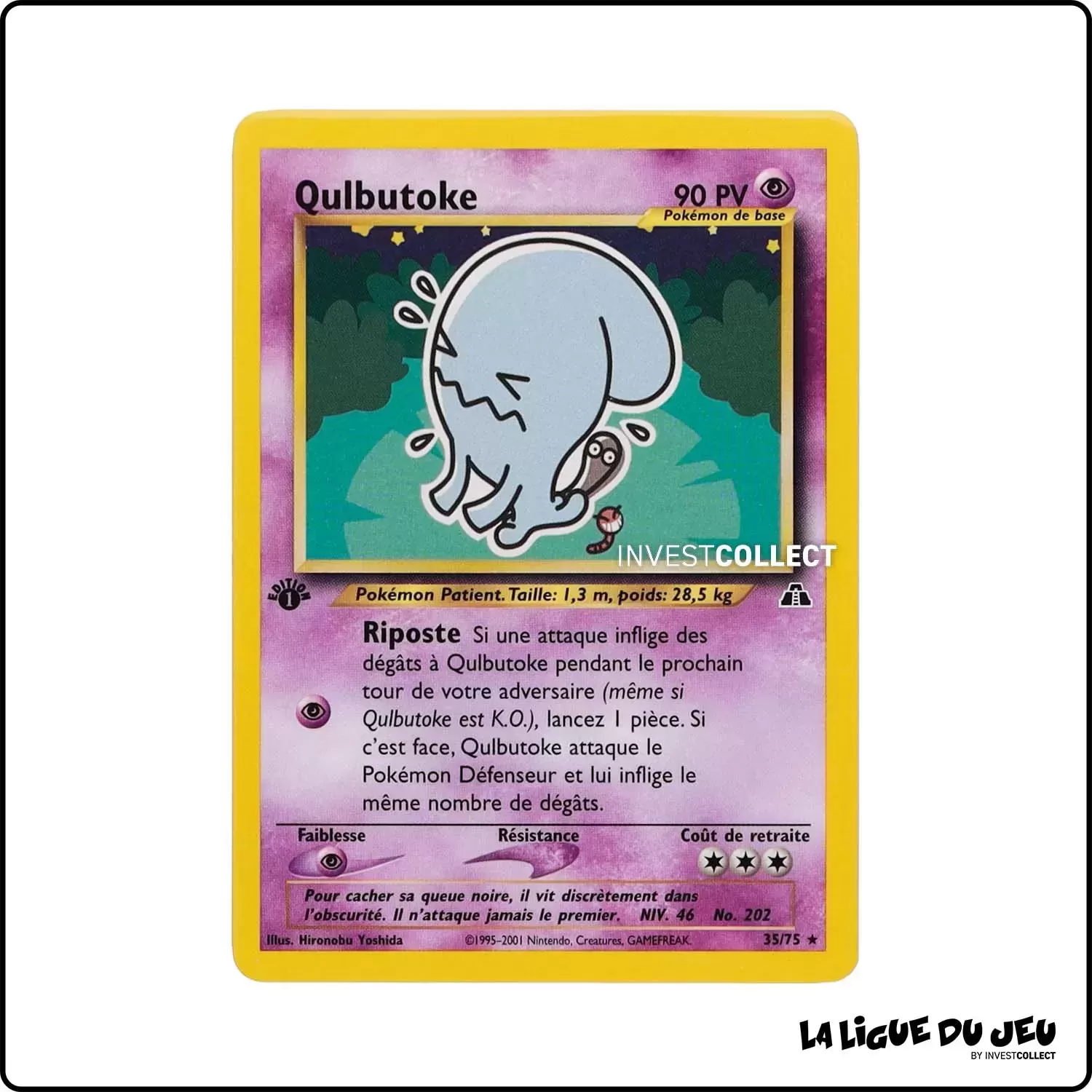 Rare - Pokemon - Neo Discovery - Qulbutoke 35/75