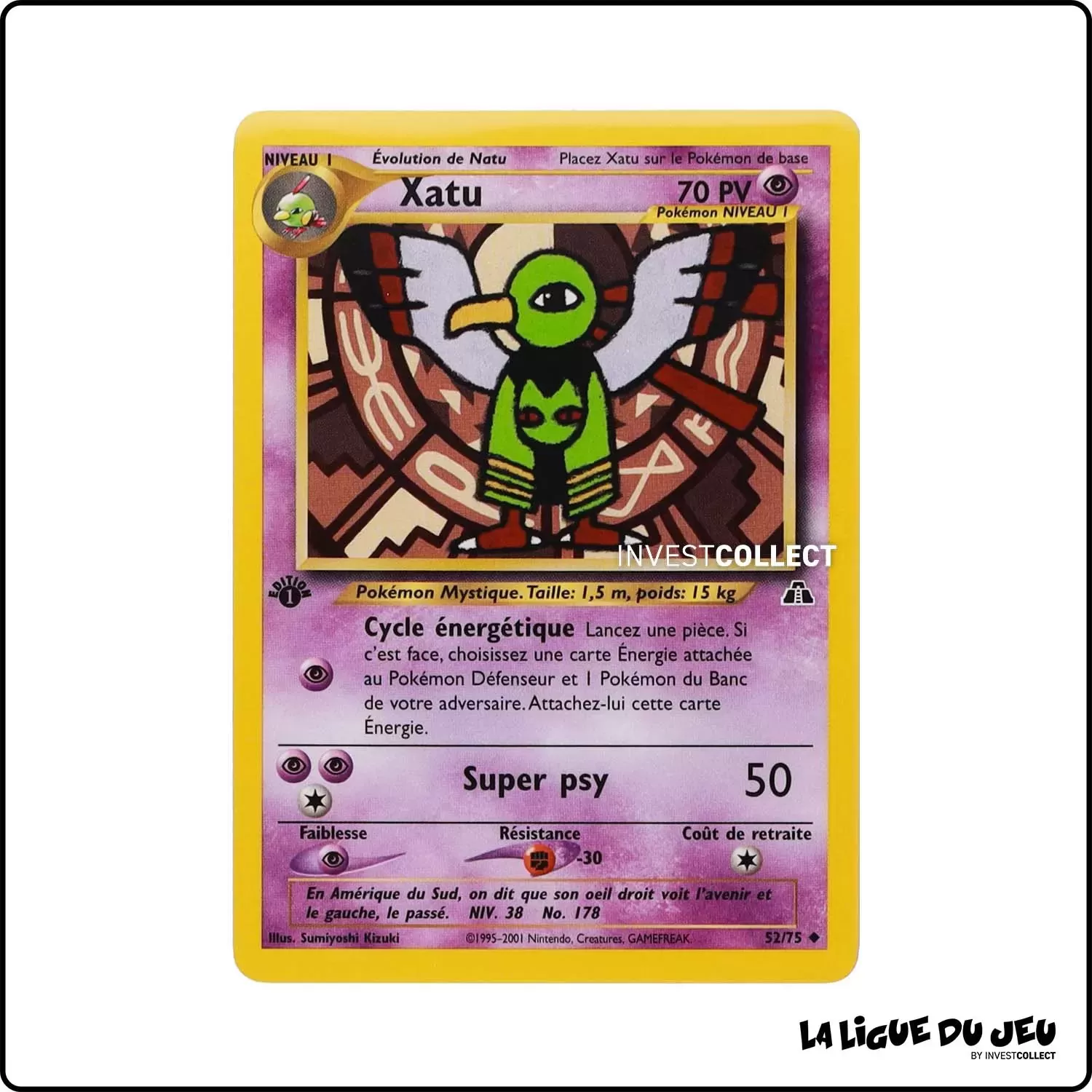 Peu commune - Pokemon - Neo Discovery - Xatu 52/75