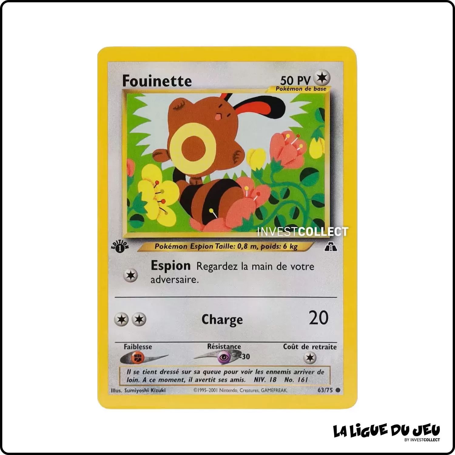 Commune - Pokemon - Neo Discovery - Fouinette 63/75