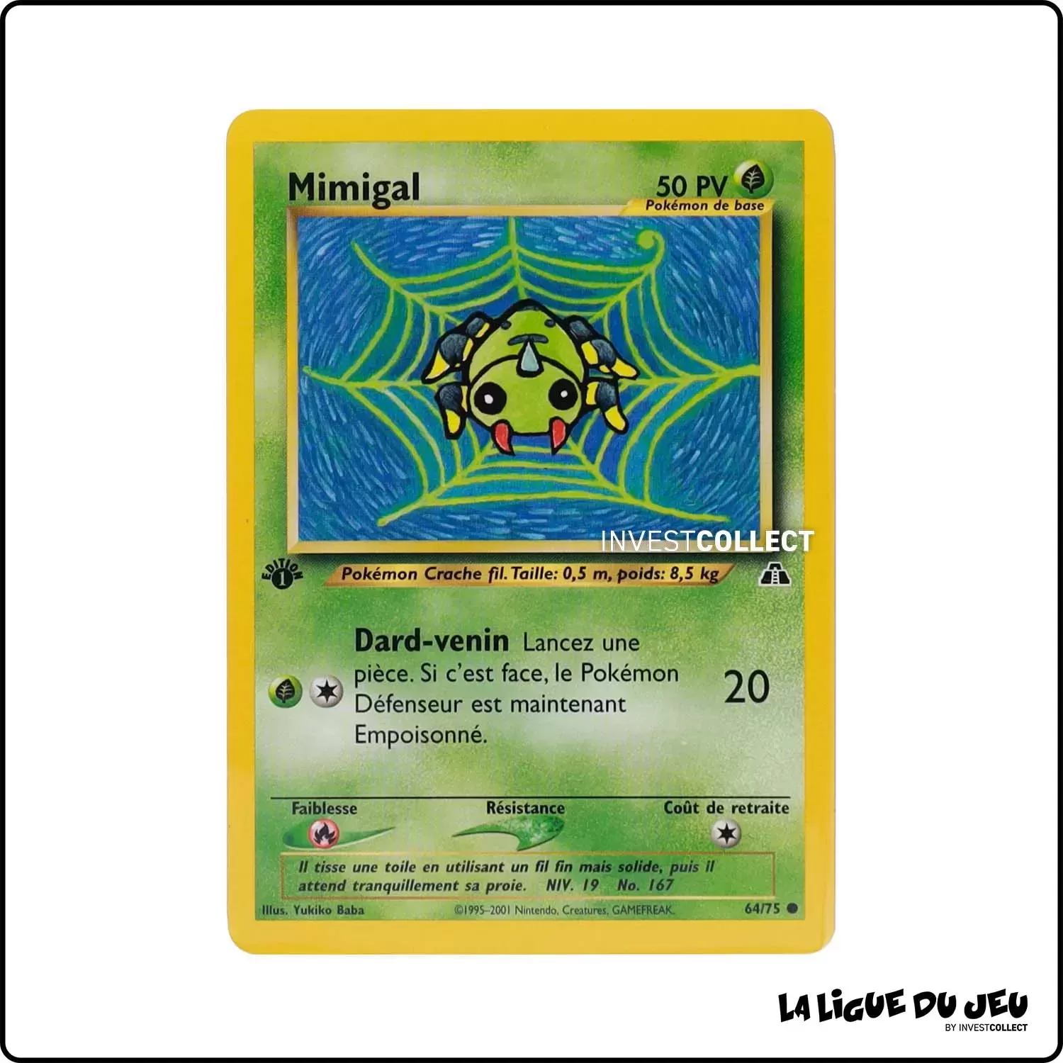 Commune - Pokemon - Neo Discovery - Mimigal 64/75