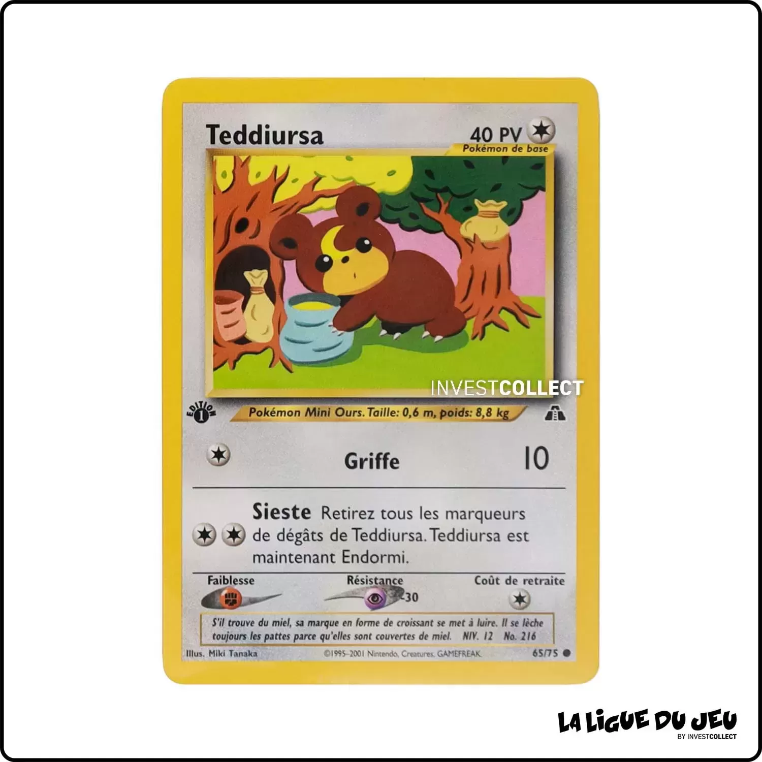 Commune - Pokemon - Neo Discovery - Teddiursa 65/75