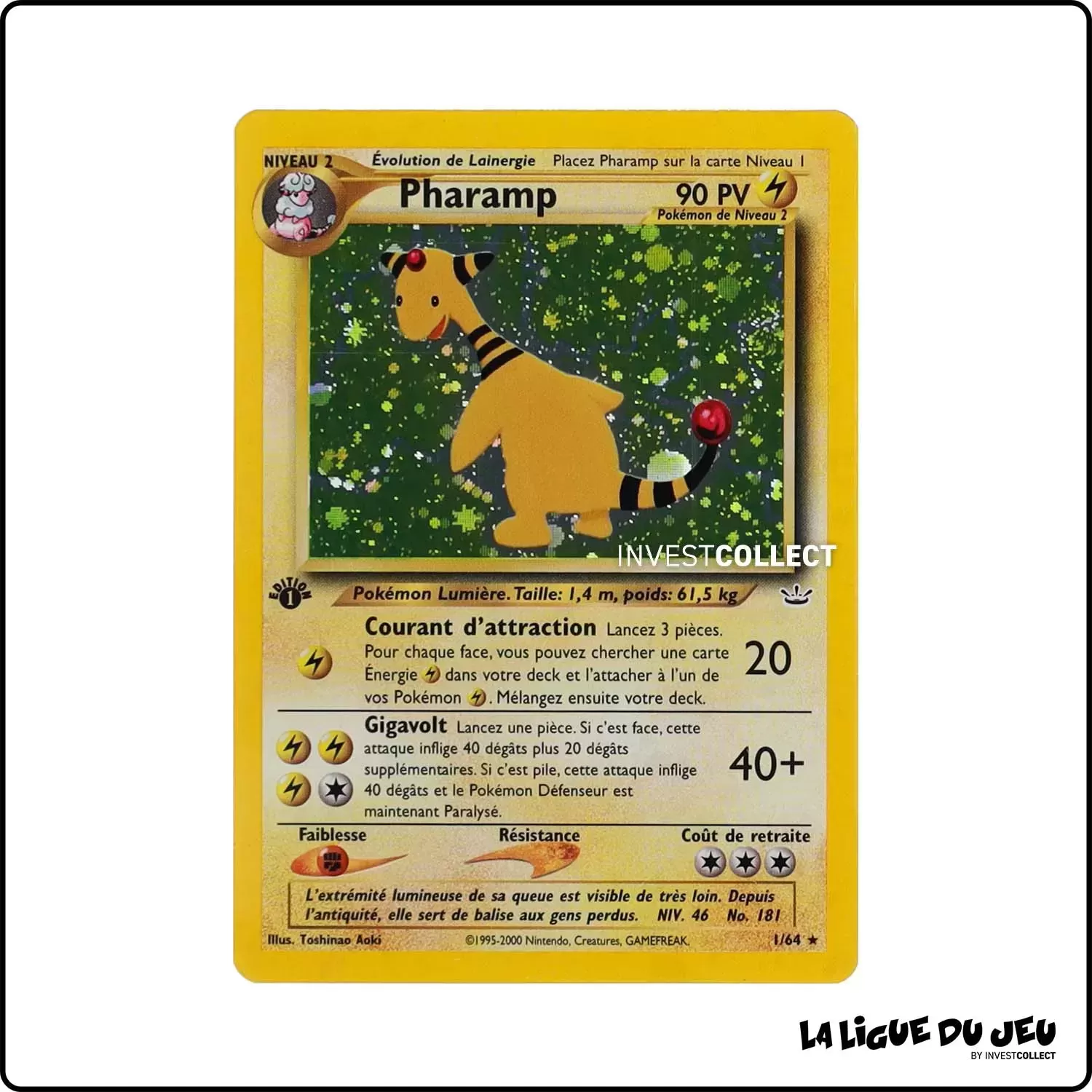 Holo - Pokemon - Neo Revelation - Pharamp 1/64