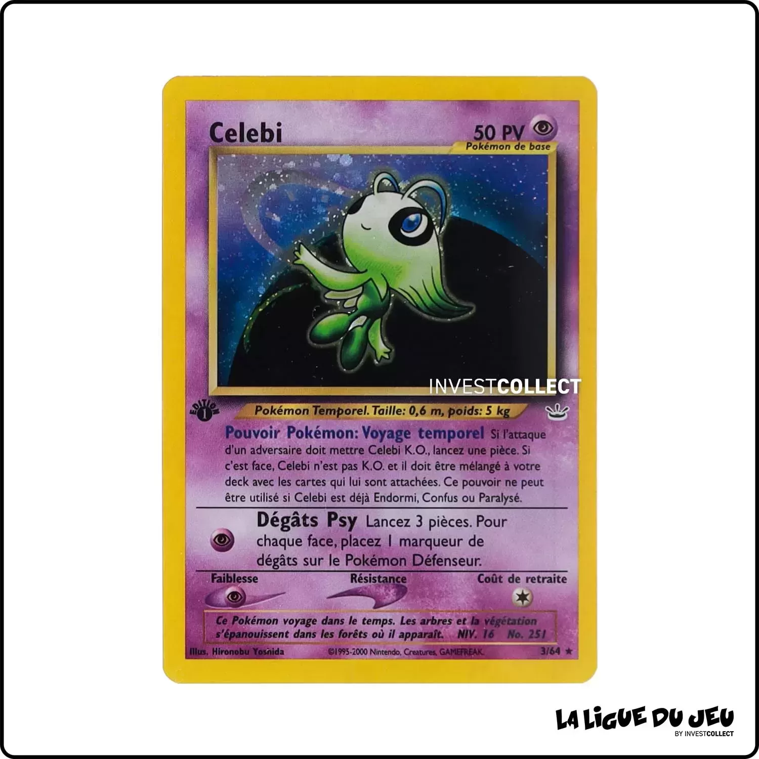 Holo - Pokemon - Neo Revelation - Celebi 3/64