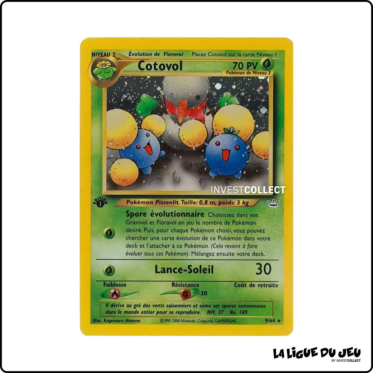 Holo - Pokemon - Neo Revelation - Cotovol 9/64