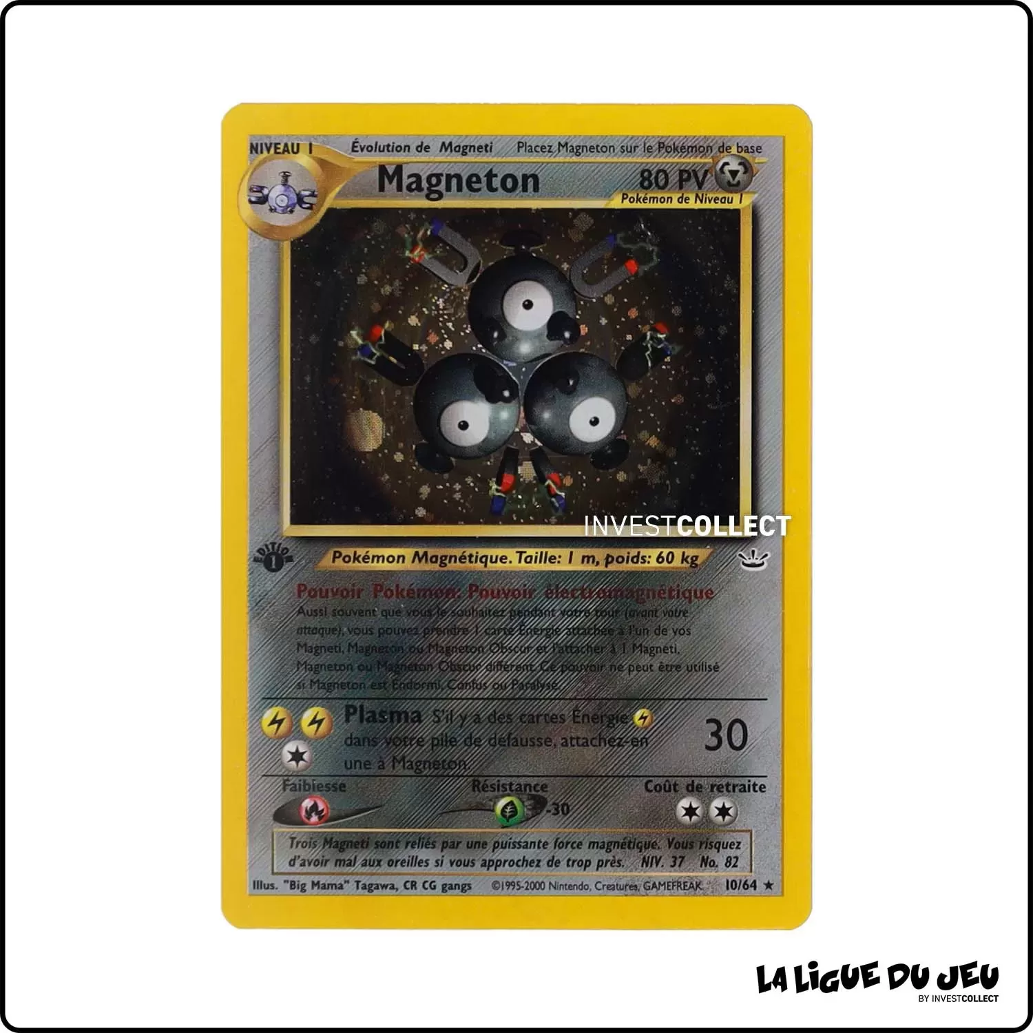 Holo - Pokemon - Neo Revelation - Magneton 10/64