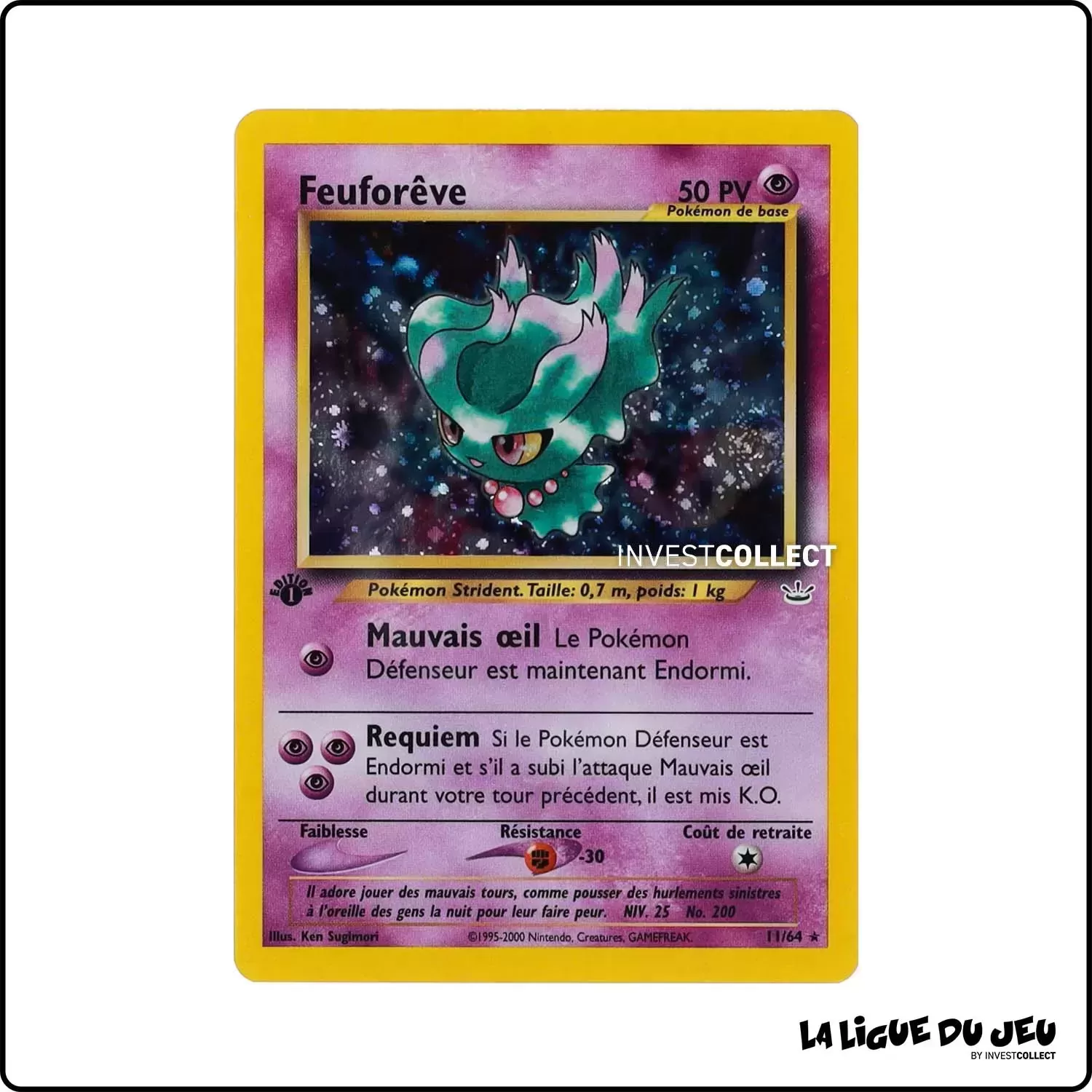 Holo - Pokemon - Neo Revelation - Feuforêve 11/64