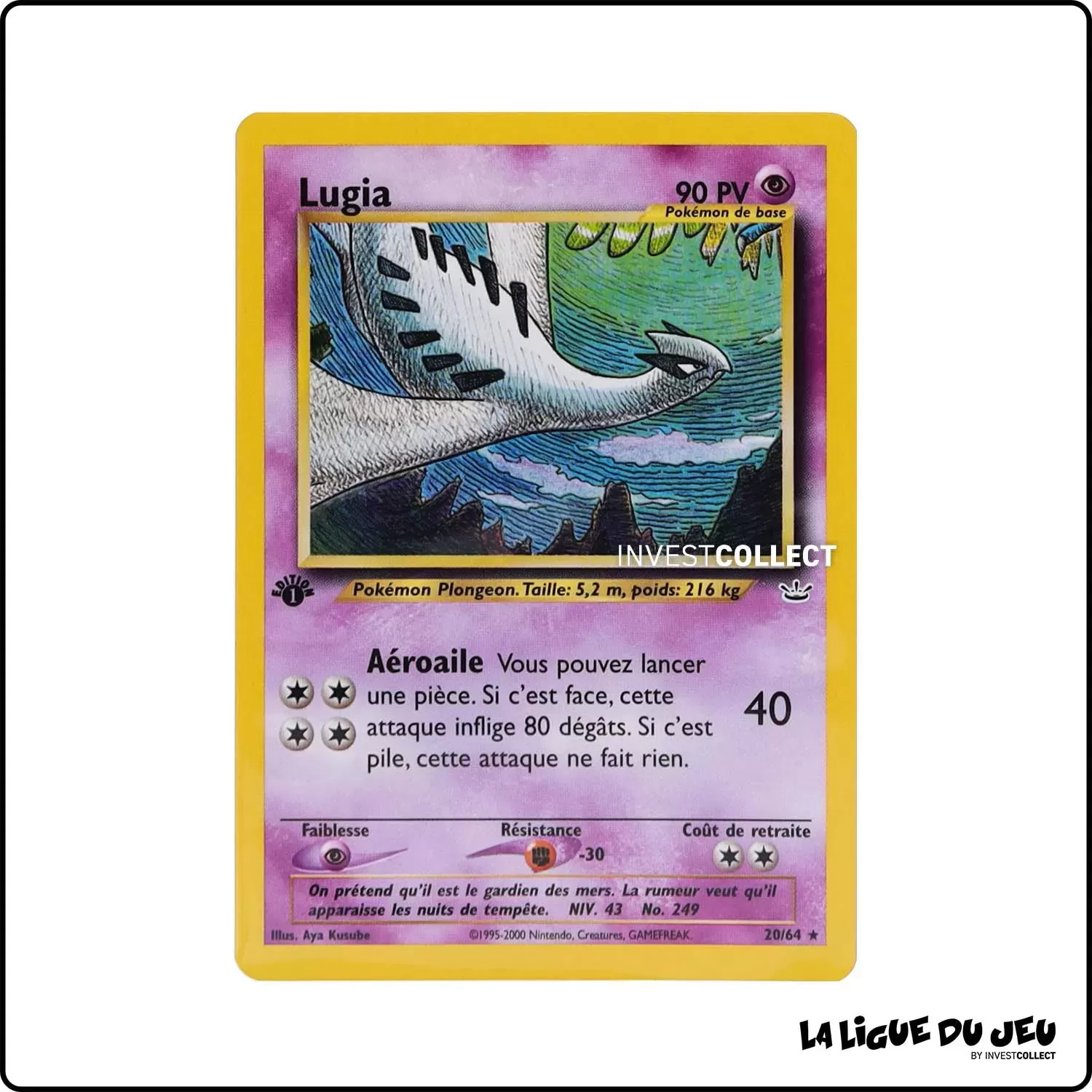 Rare - Pokemon - Neo Revelation - Lugia 20/64