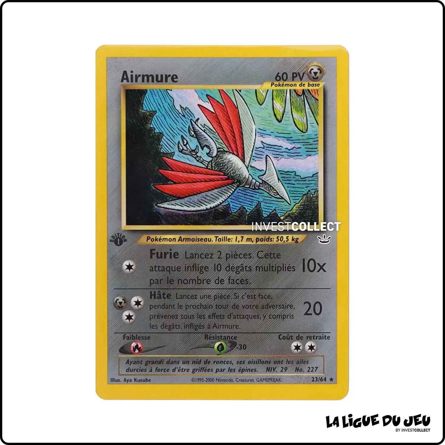 Rare - Pokemon - Neo Revelation - Airmure 23/64