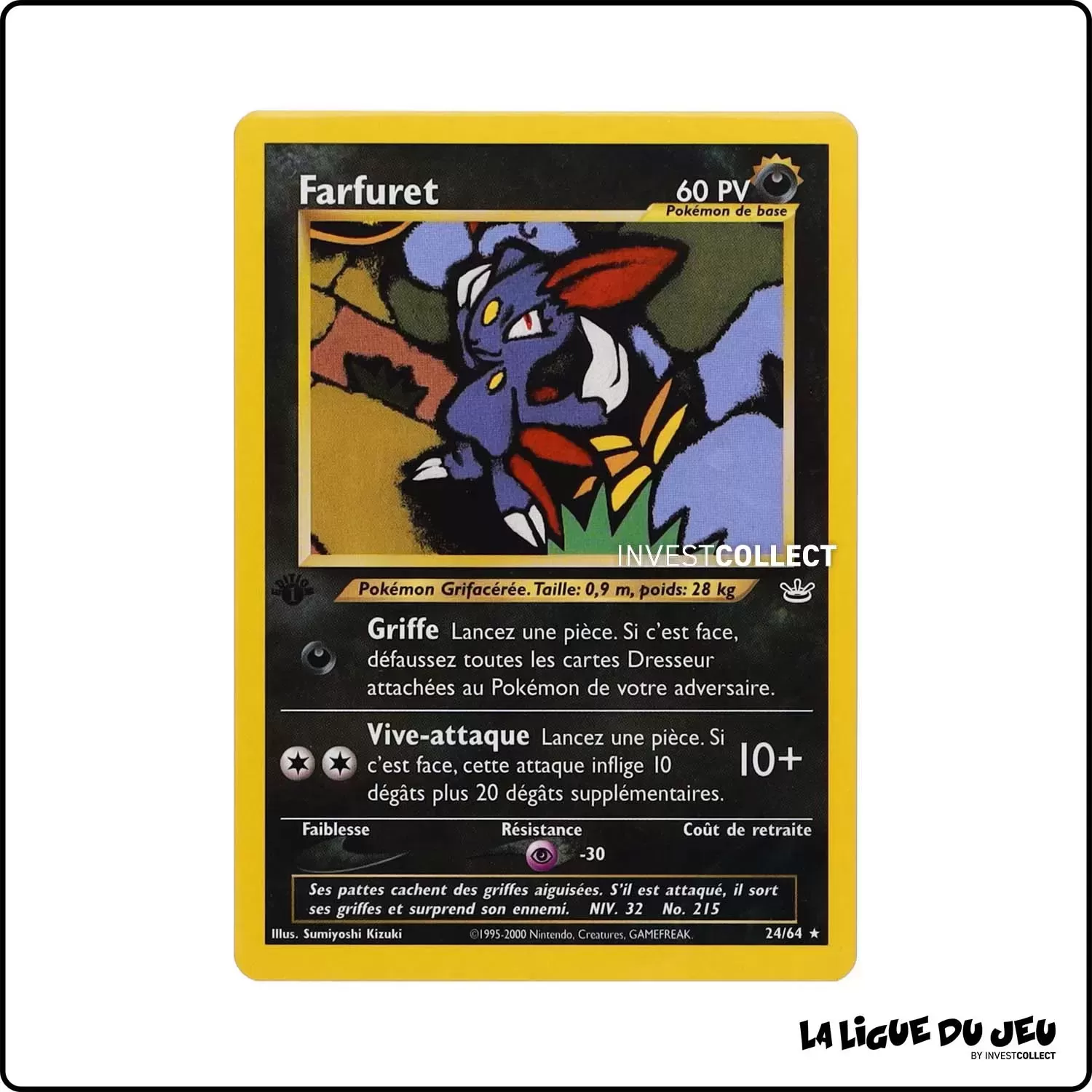 Rare - Pokemon - Neo Revelation - Farfuret 24/64