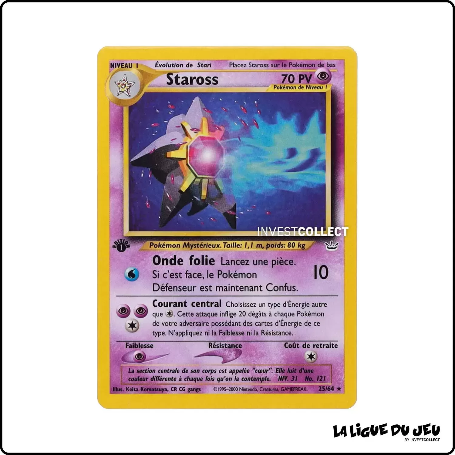 Rare - Pokemon - Neo Revelation - Staross 25/64