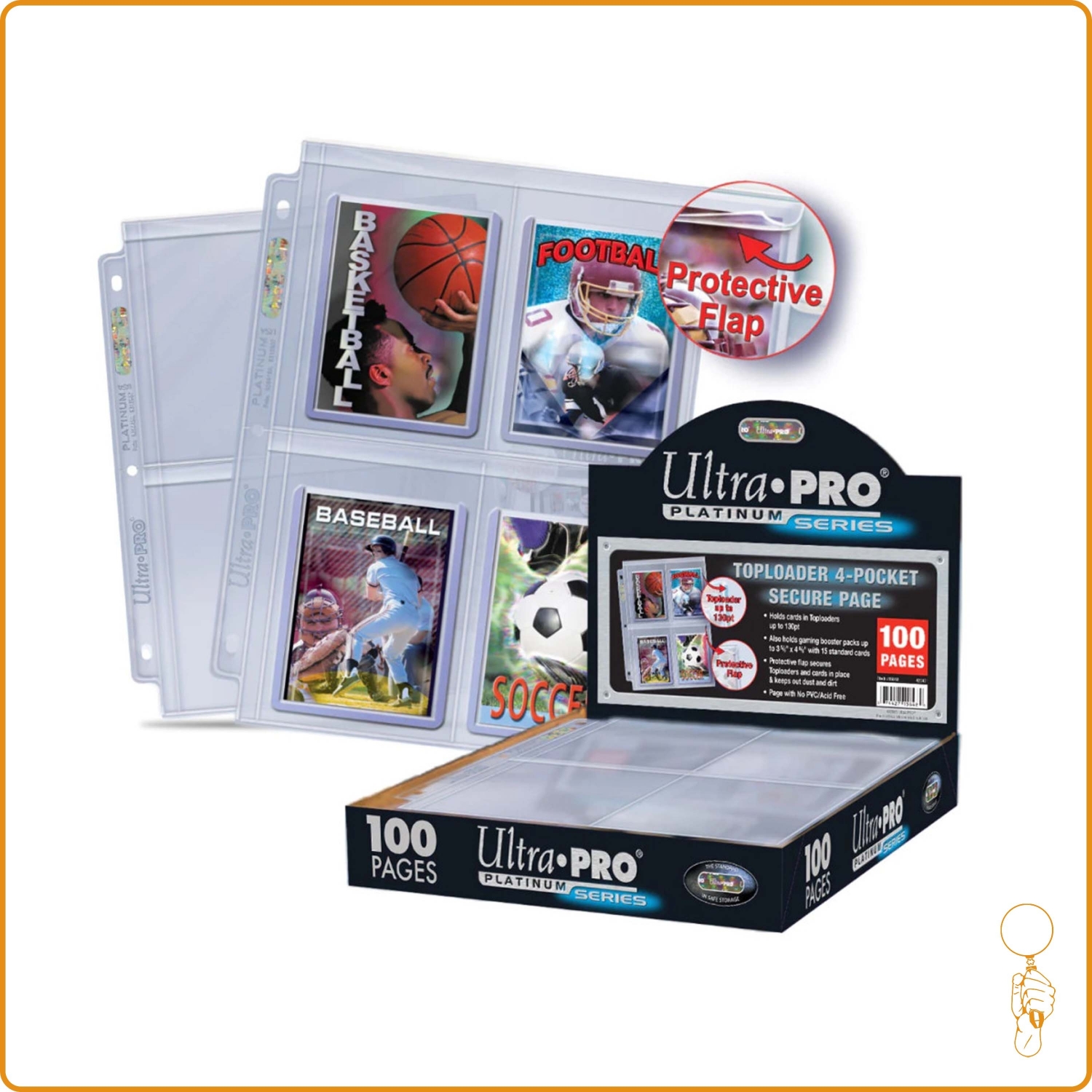 Ultra Pro - 10 Pages de classeur Hologram Series - 9 cartes - Ultra