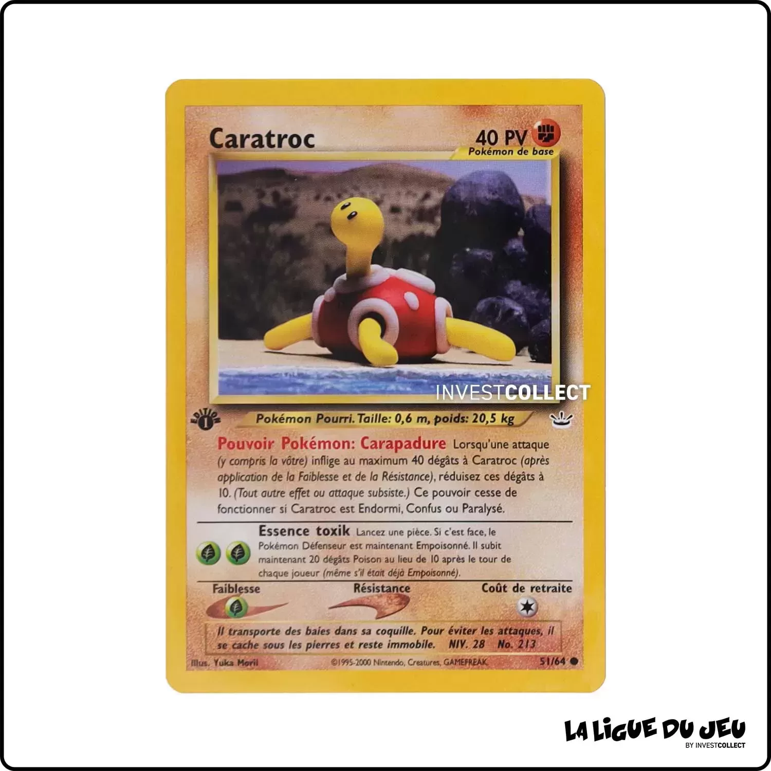 Commune - Pokemon - Neo Revelation - Caratroc 51/64