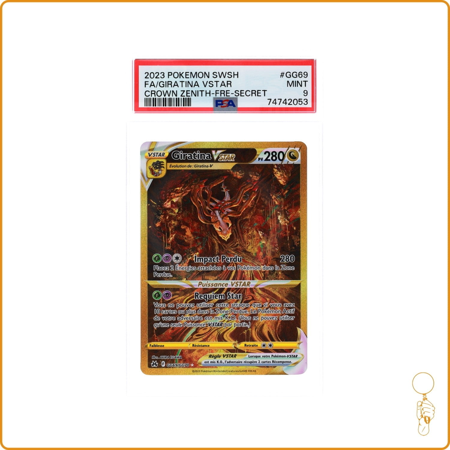 V-ASTRO GG69 Cartão Supremo Zenith Giratina Pokémon em segunda mão