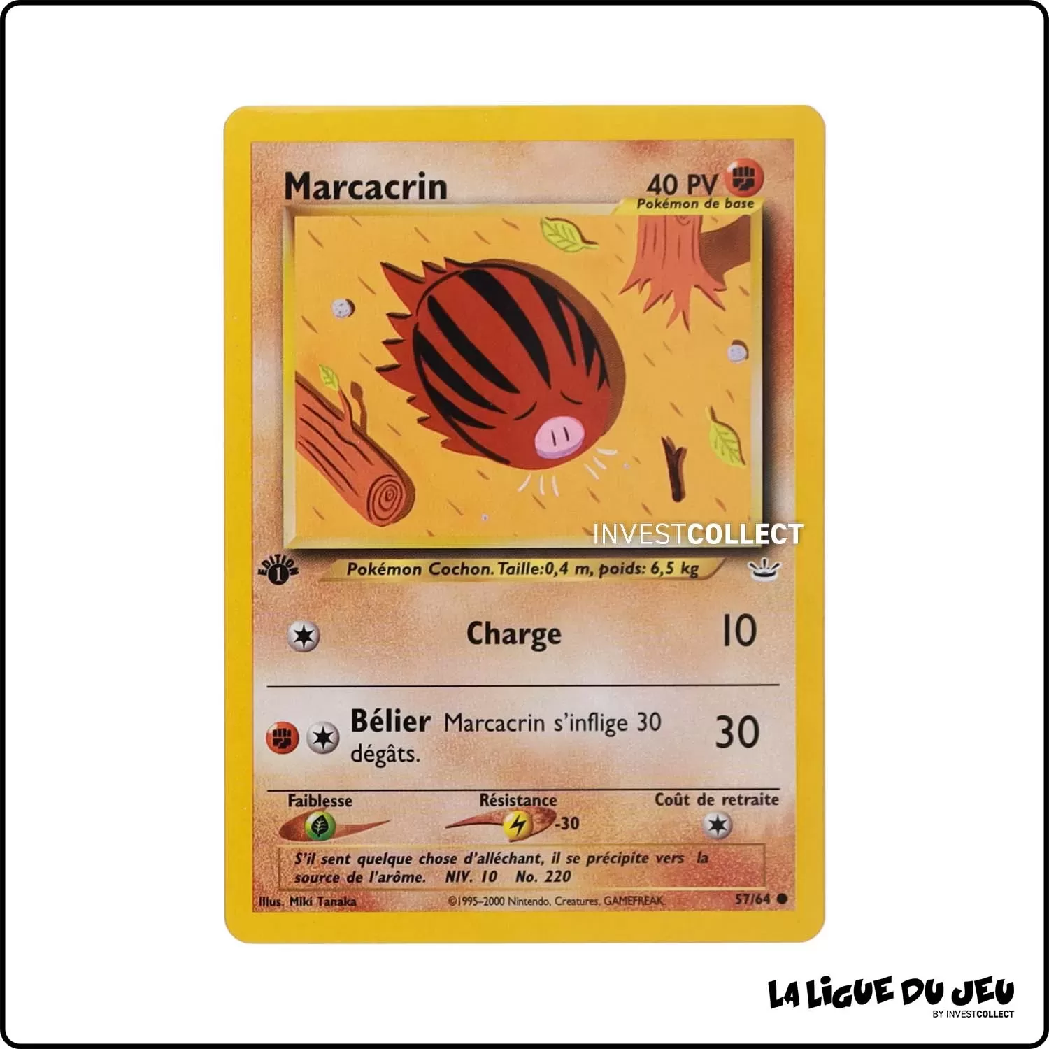 Commune - Pokemon - Neo Revelation - Marcacrin 57/64