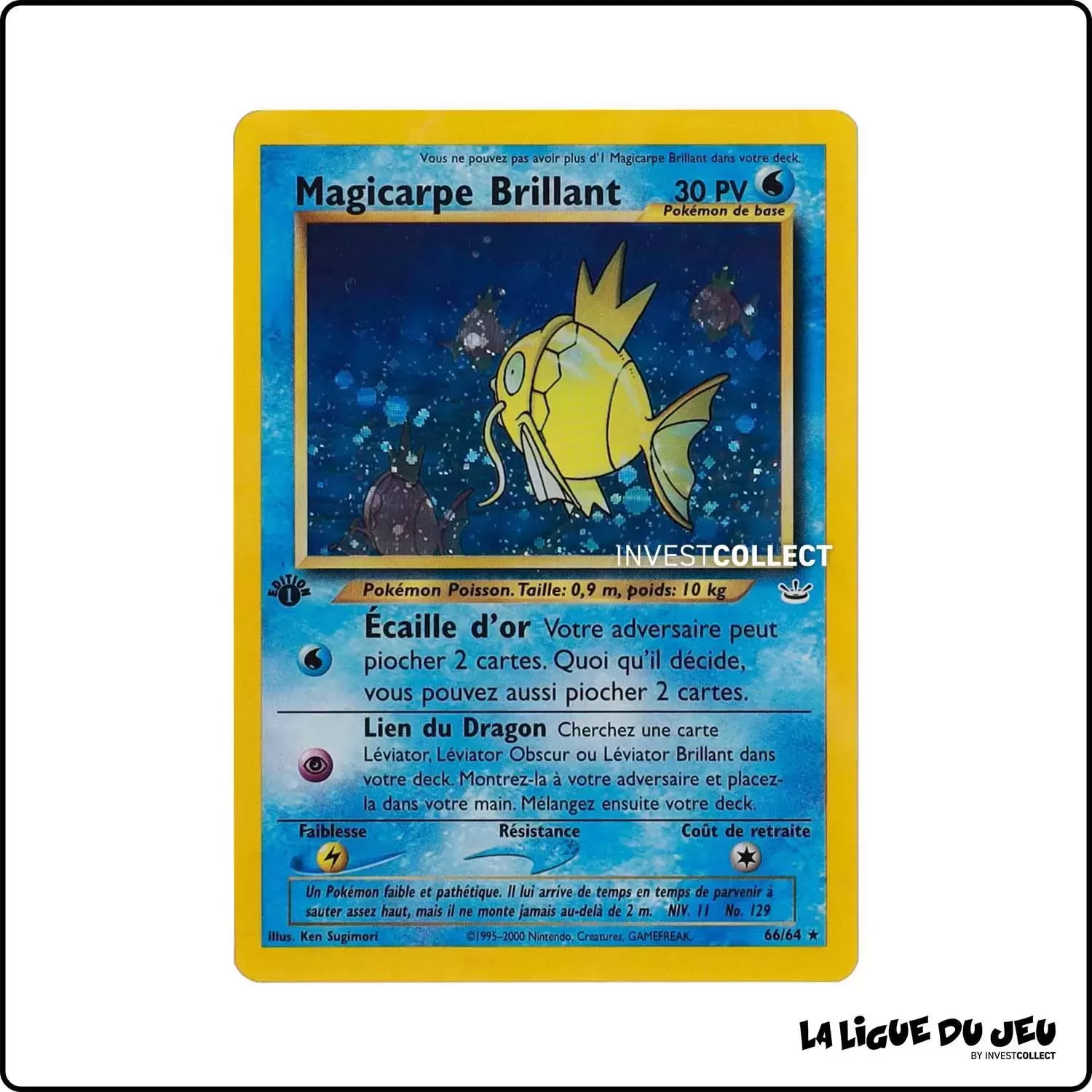 Secrete - Pokemon - Neo Revelation - Magicarpe Brillant 66/64