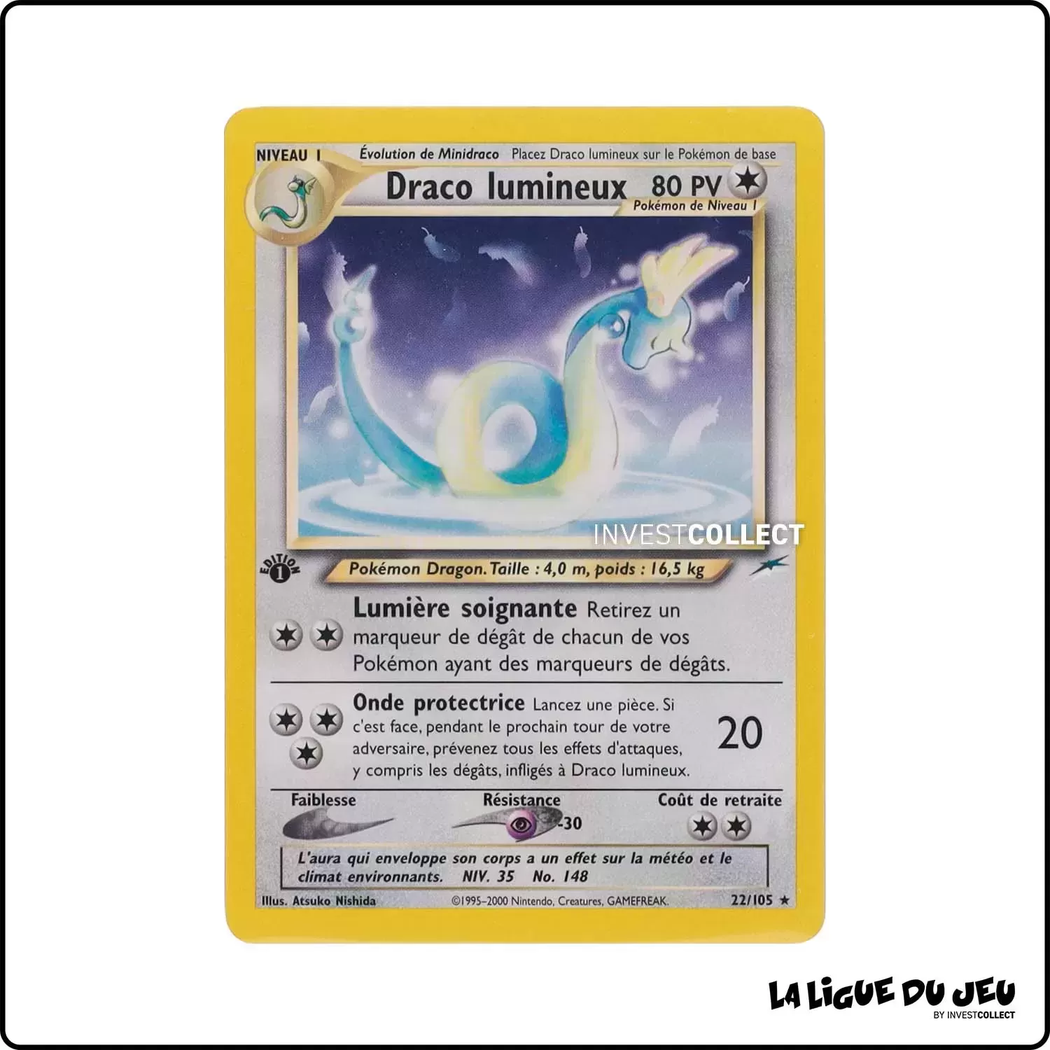 Rare - Pokemon - Neo Destiny - Draco lumineux 22/105