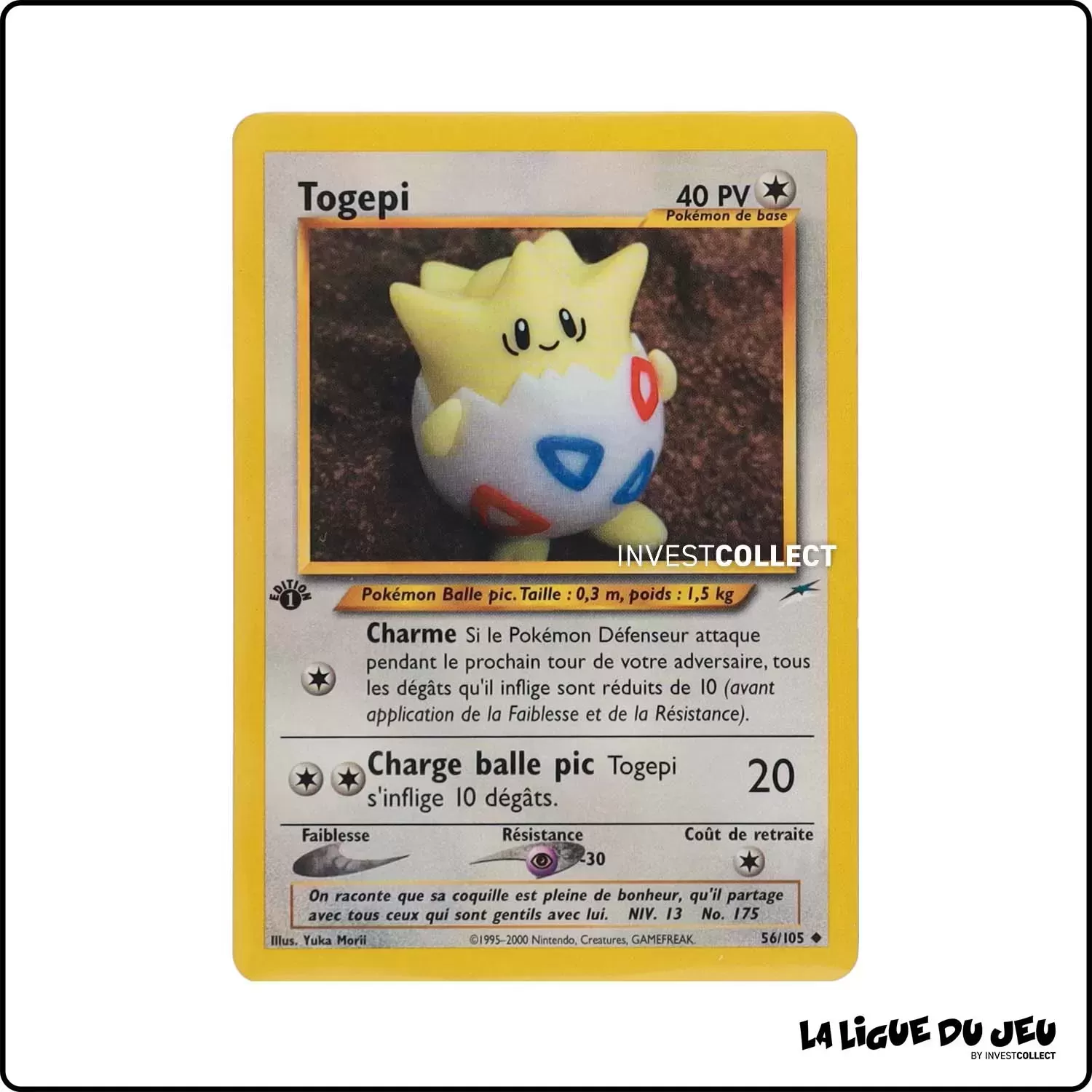 Peu commune - Pokemon - Neo Destiny - Togepi 56/105