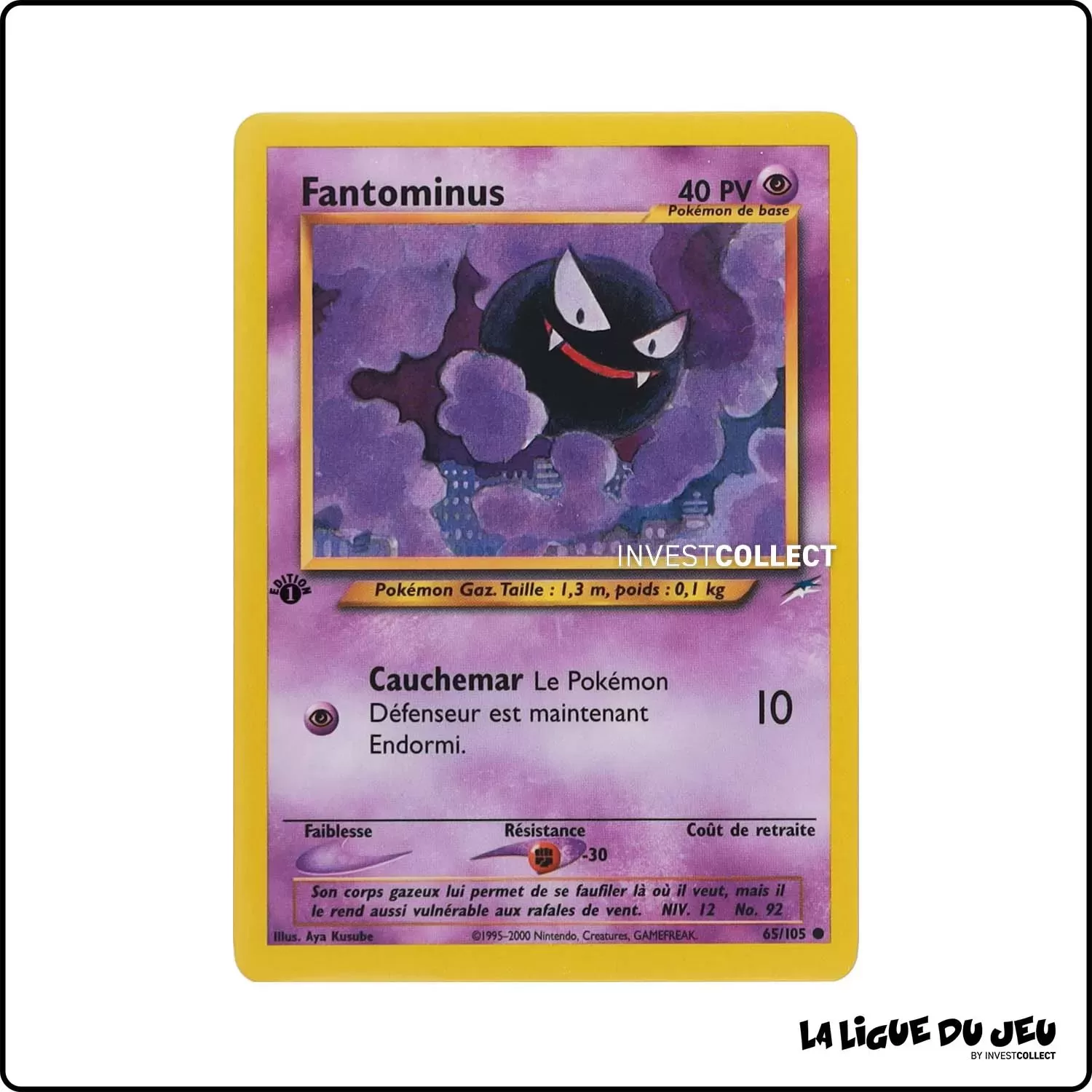 Commune - Pokemon - Neo Destiny - Fantominus 65/105