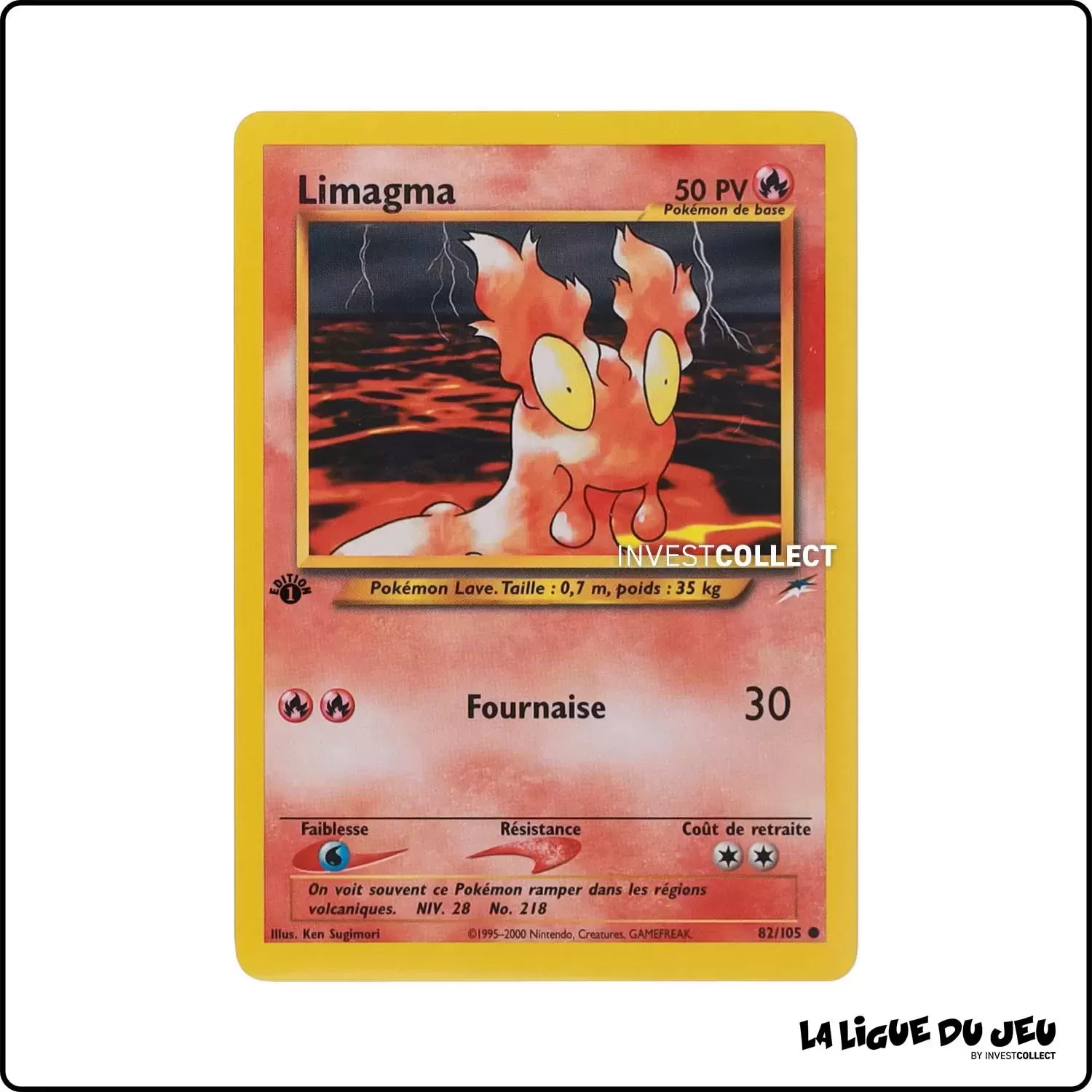 Commune - Pokemon - Neo Destiny - Limagma 82/105