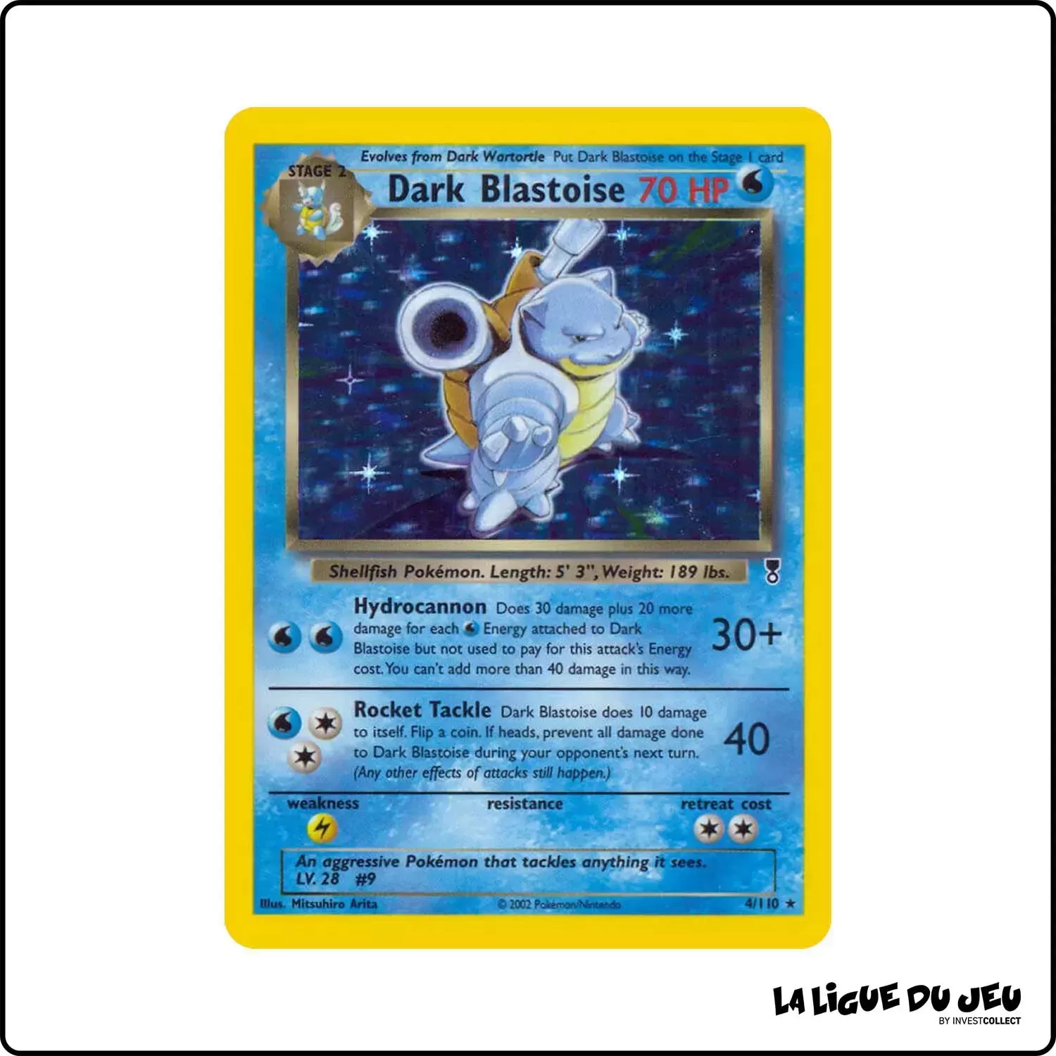 Holo - Pokemon - Legendary Collection - Dark Blastoise 4/110 Wizards - 1