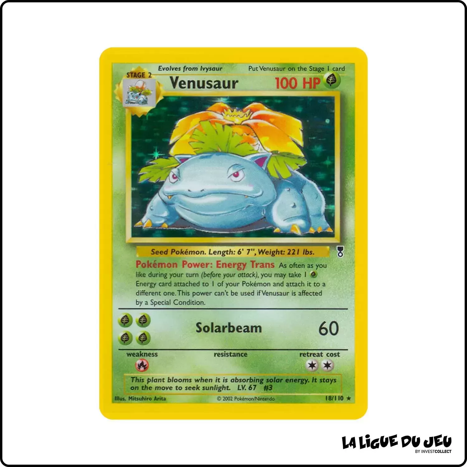 Holo - Pokemon - Legendary Collection - Venusaur 18/110 Wizards - 1