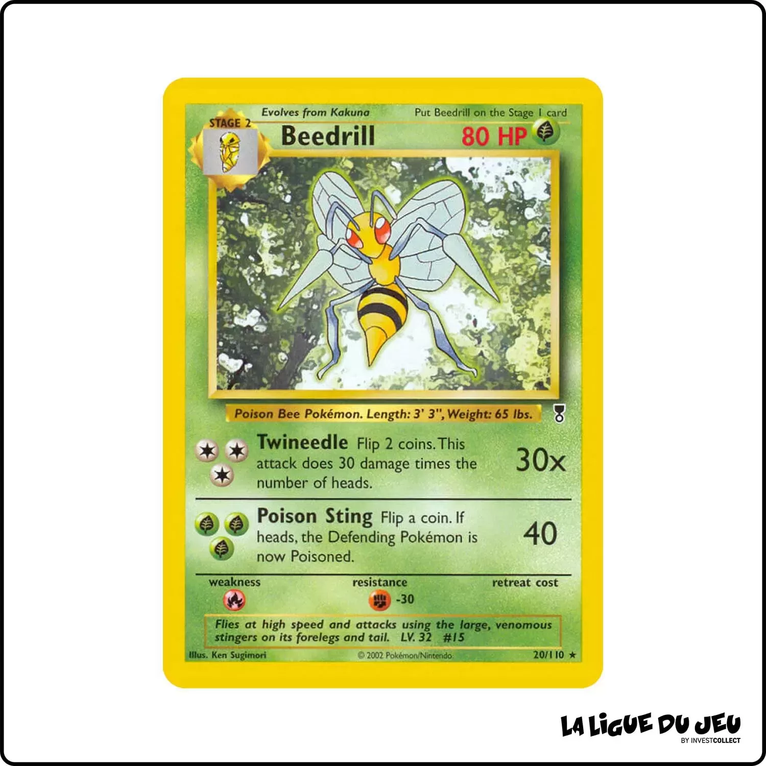 Rare - Pokemon - Legendary Collection - Beedrill 20/110