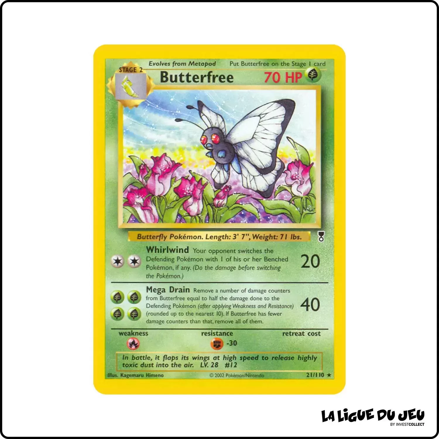 Rare - Pokemon - Legendary Collection - Butterfree 21/110