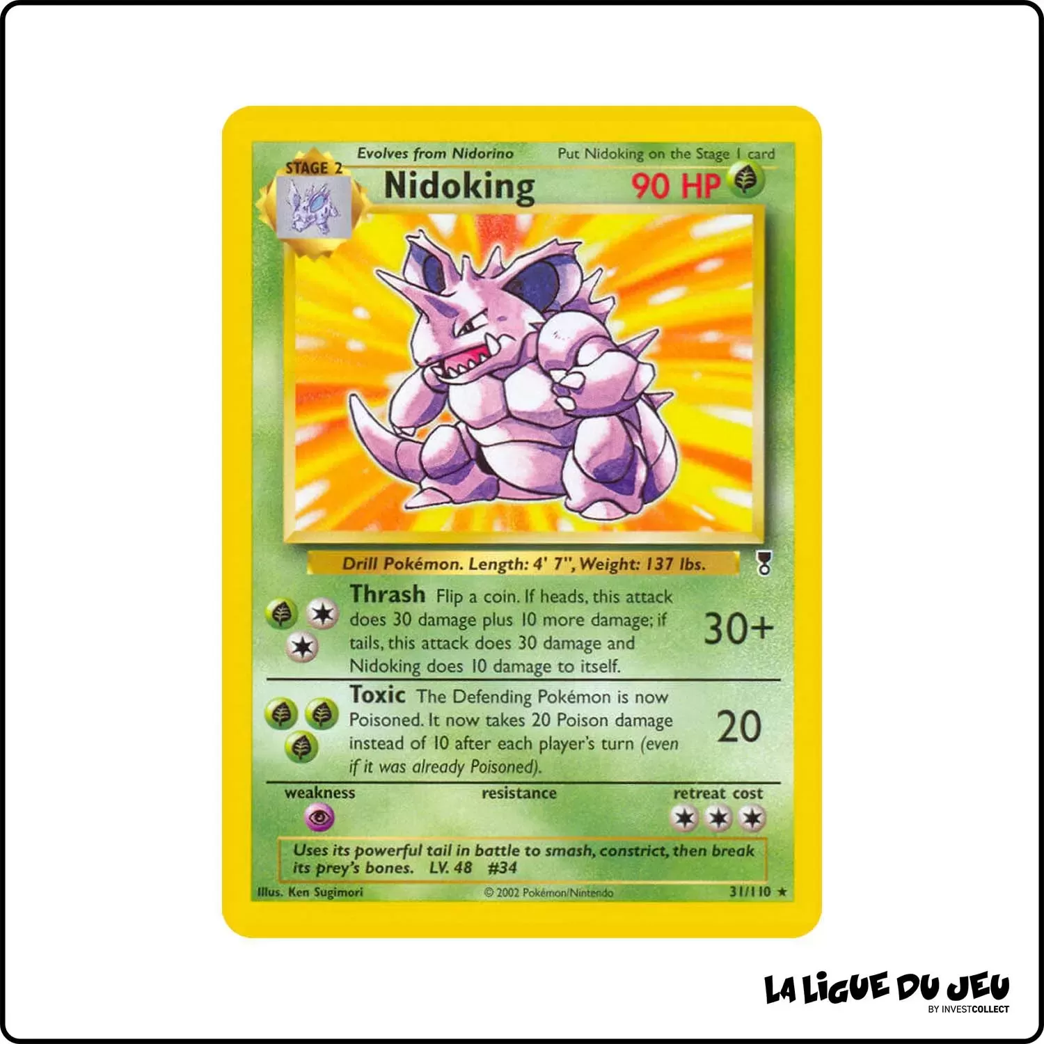 Rare - Pokemon - Legendary Collection - Nidoking 31/110