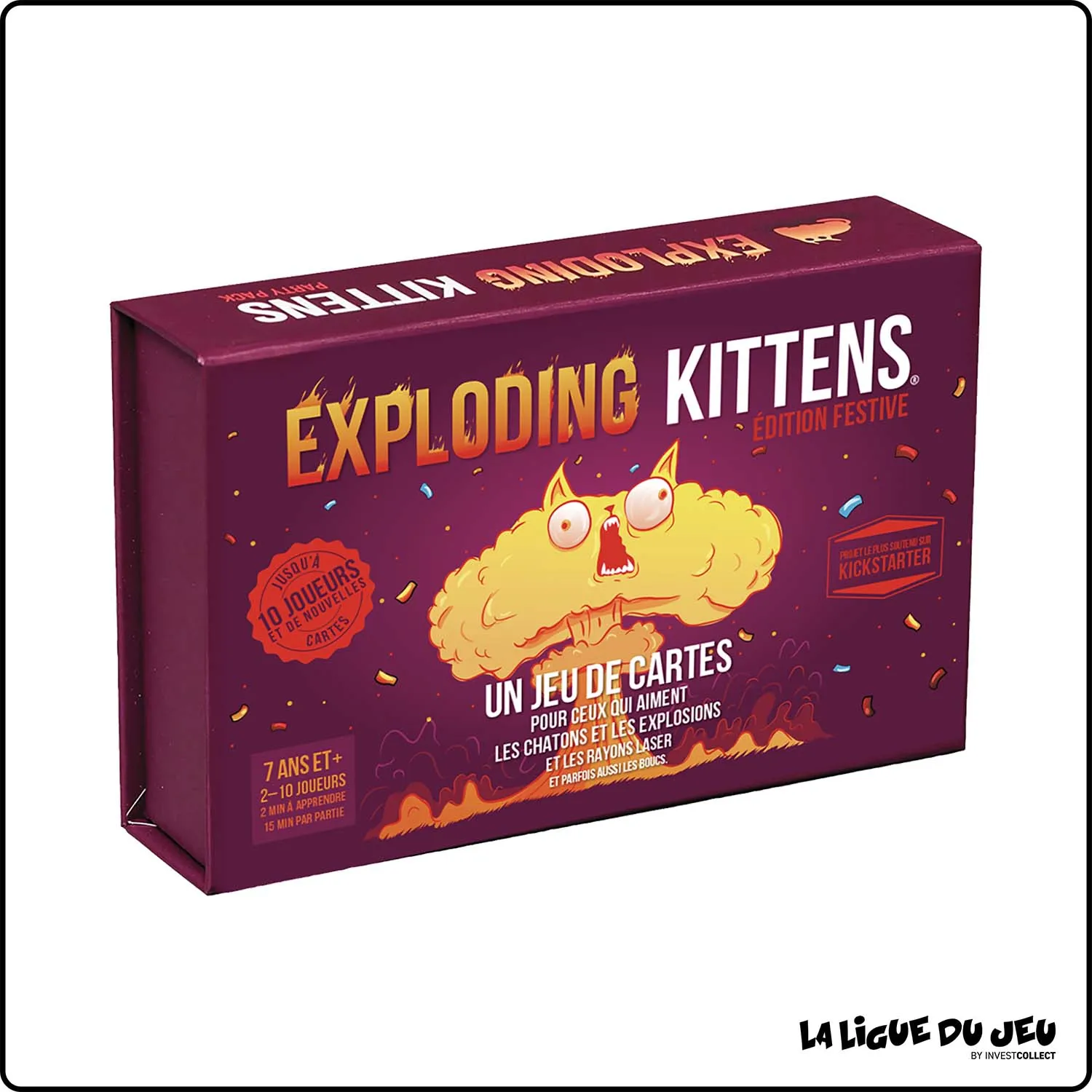 Jeu de Cartes - Exploding Kittens - Édition Festive