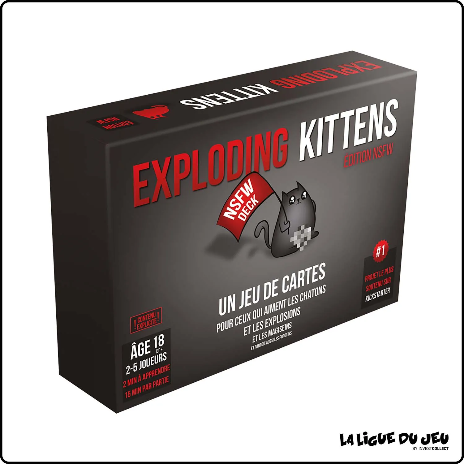 Jeu de Cartes - Exploding Kittens : Edition NSFW