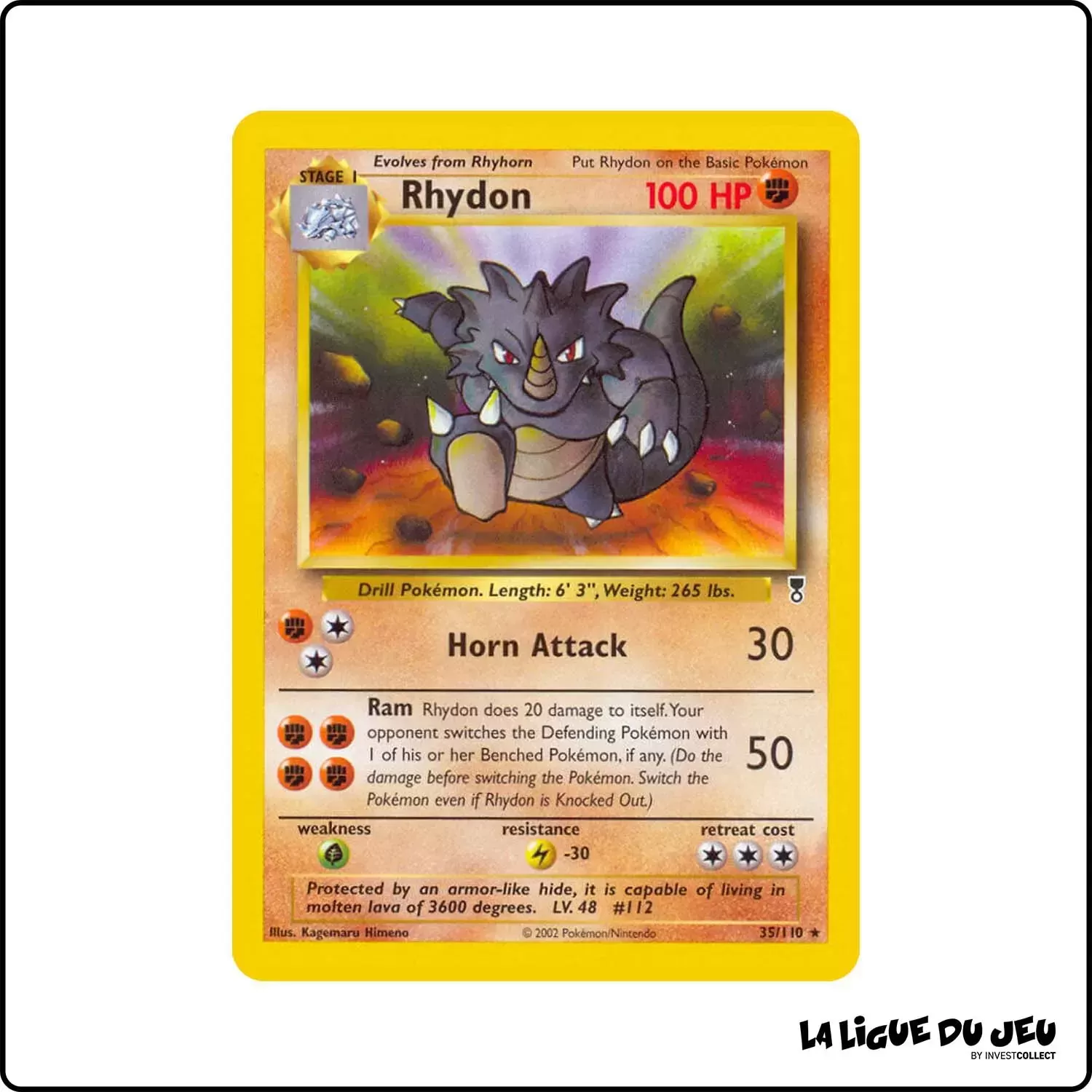 Peu commune - Pokemon - Legendary Collection - Rhydon 35/110