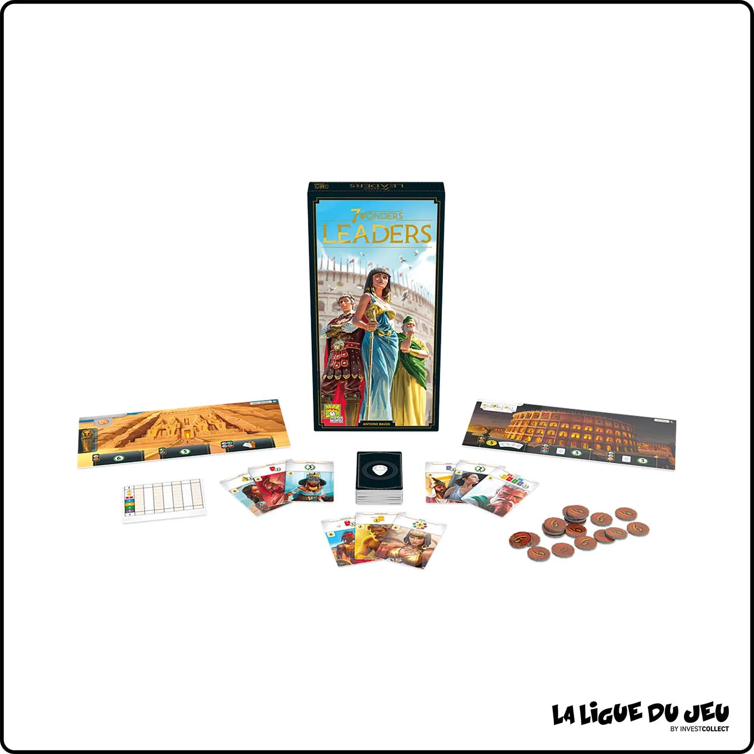 Stratégie - 7 Wonders Edition 2020 - Extension : Leaders