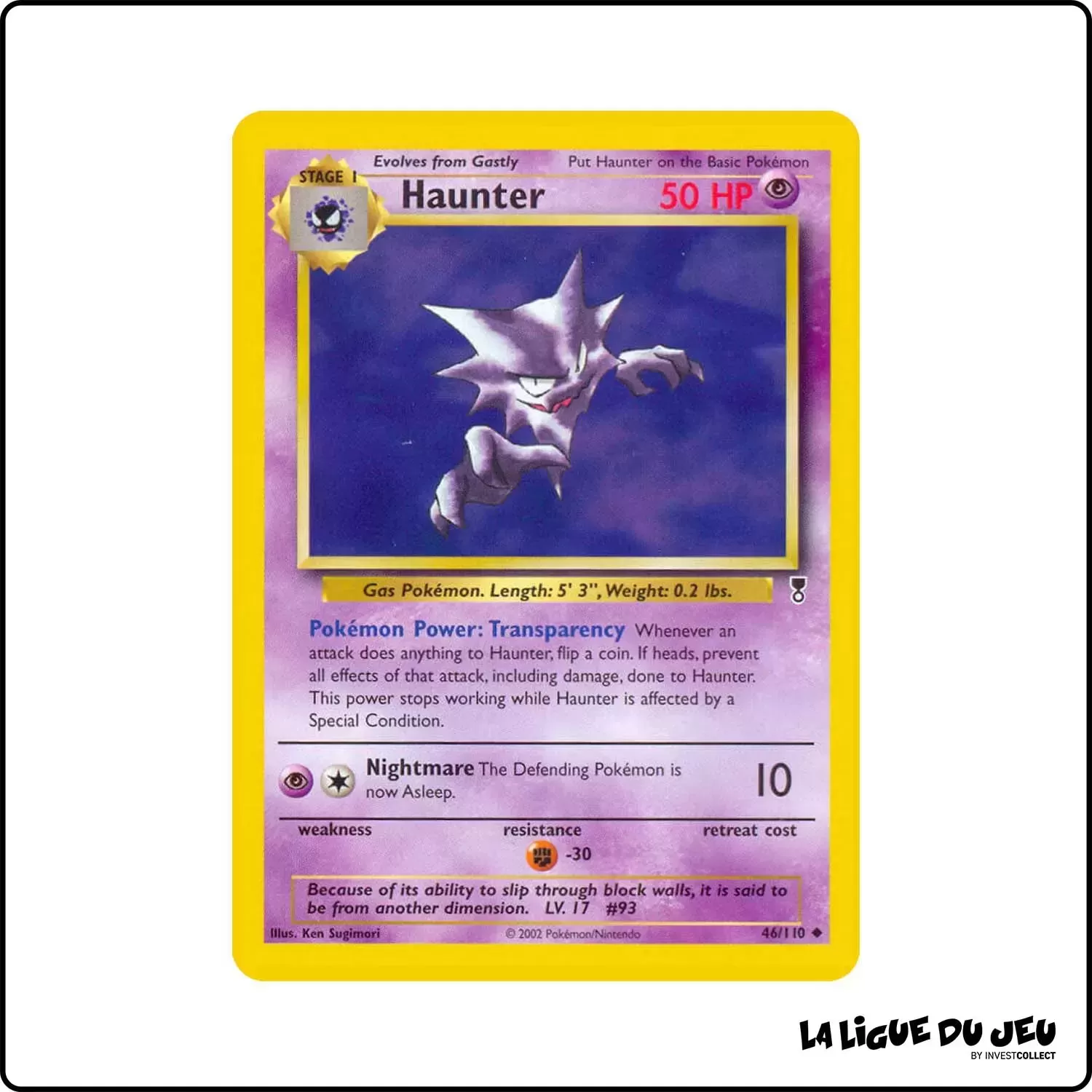 Peu commune - Pokemon - Legendary Collection - Haunter 46/110