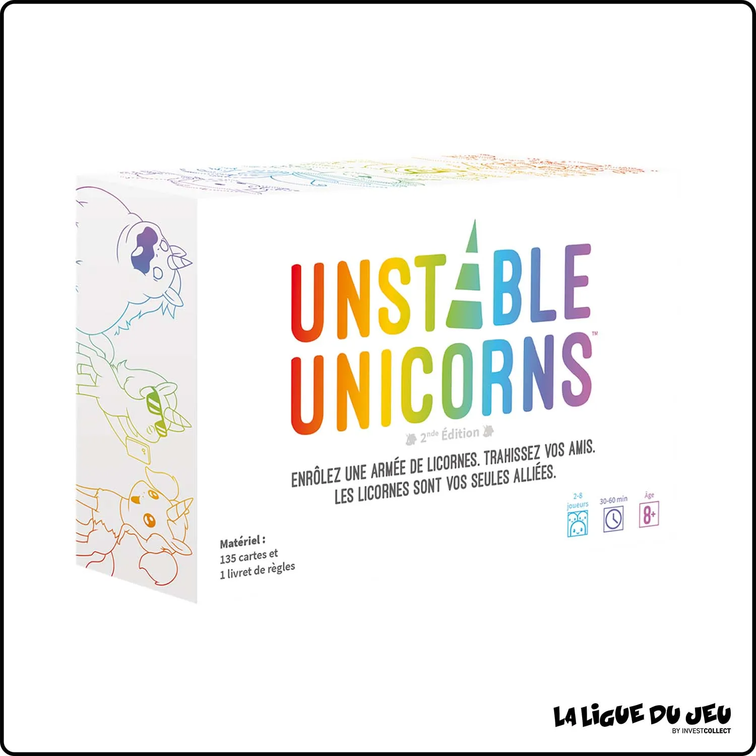 Stratégie - Jeu de Cartes - Unstable Unicorns - 2ème Edition