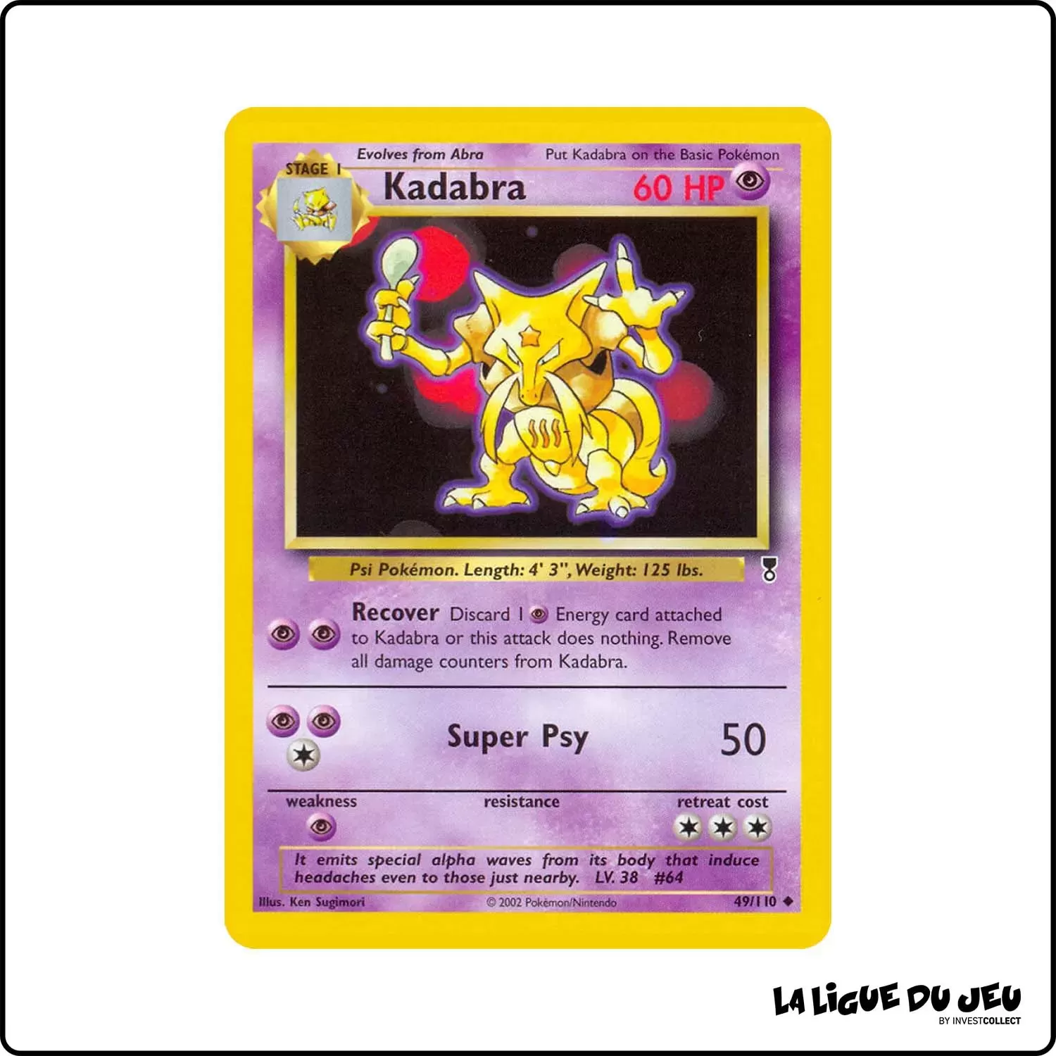 Peu commune - Pokemon - Legendary Collection - Kadabra 49/110