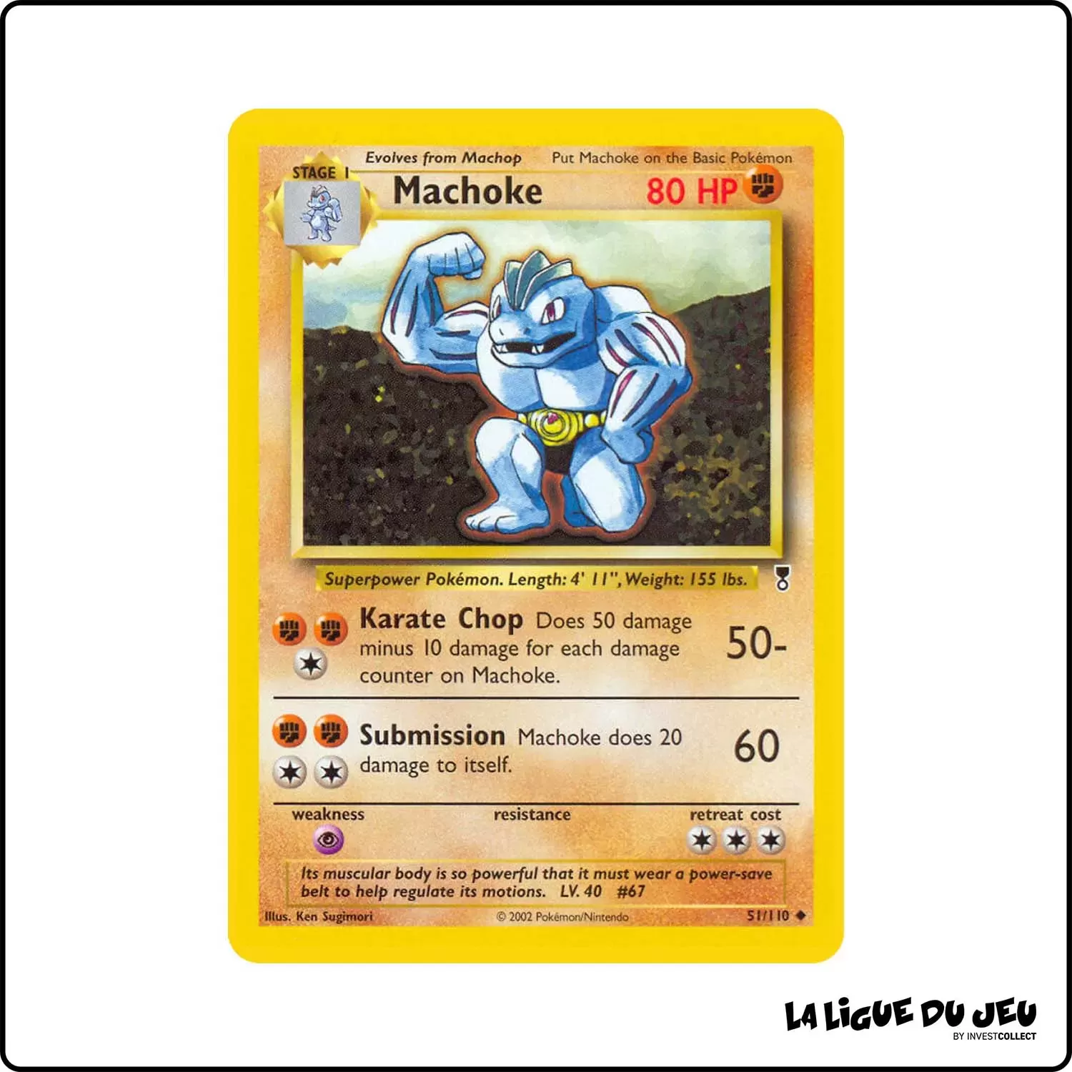 Peu commune - Pokemon - Legendary Collection - Machoke 51/110