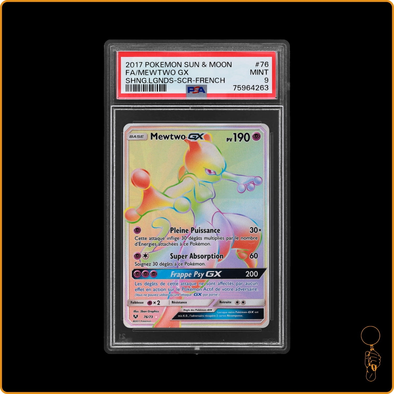 Acheter - Carte Pokémon Mewtwo GX 72/73 - SGS Grading 9 – ludijeux